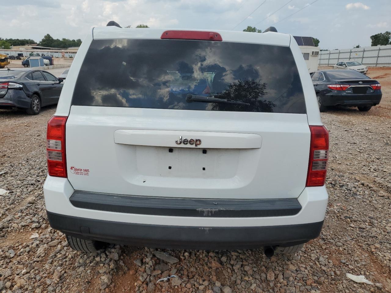 2015 Jeep Patriot Sport White vin: 1C4NJPBB0FD304828