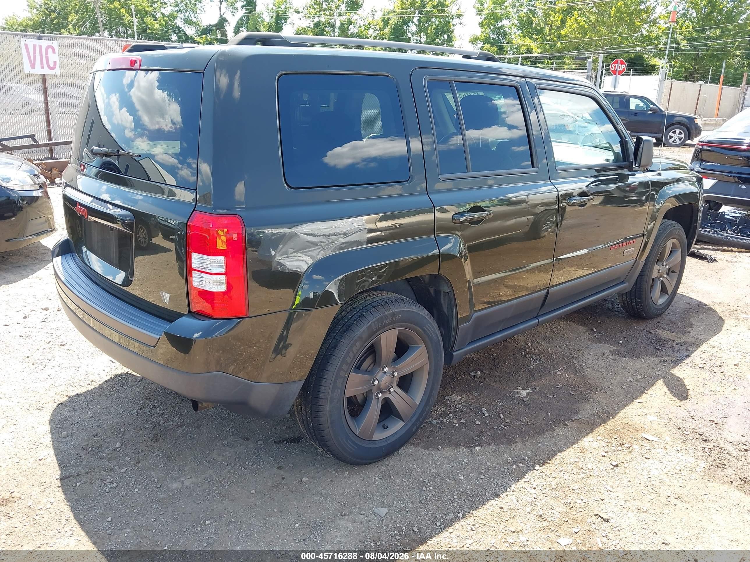 2016 Jeep Patriot 75th Anniversary Green vin: 1C4NJPBB0GD815702