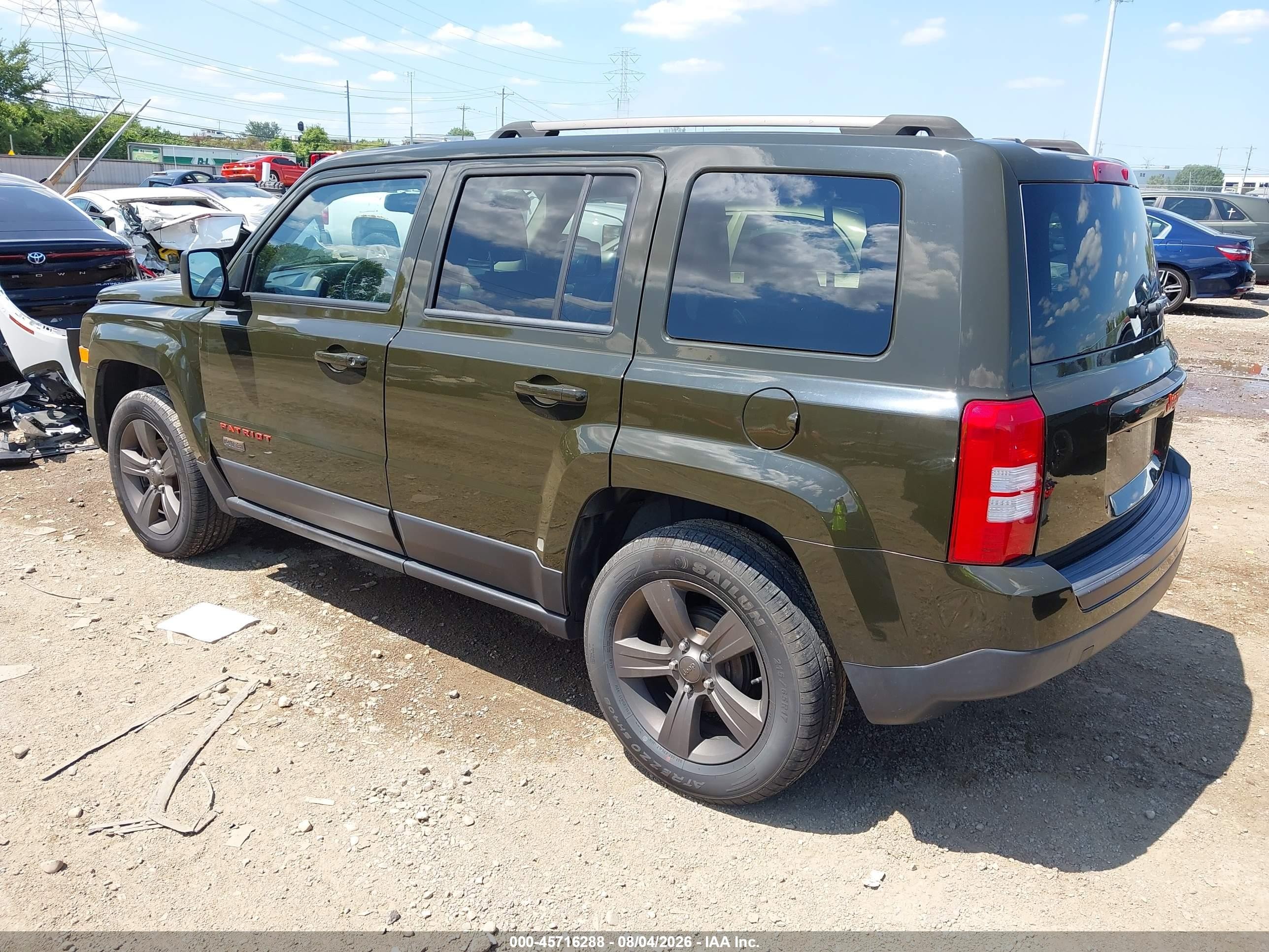 2016 Jeep Patriot 75th Anniversary Green vin: 1C4NJPBB0GD815702
