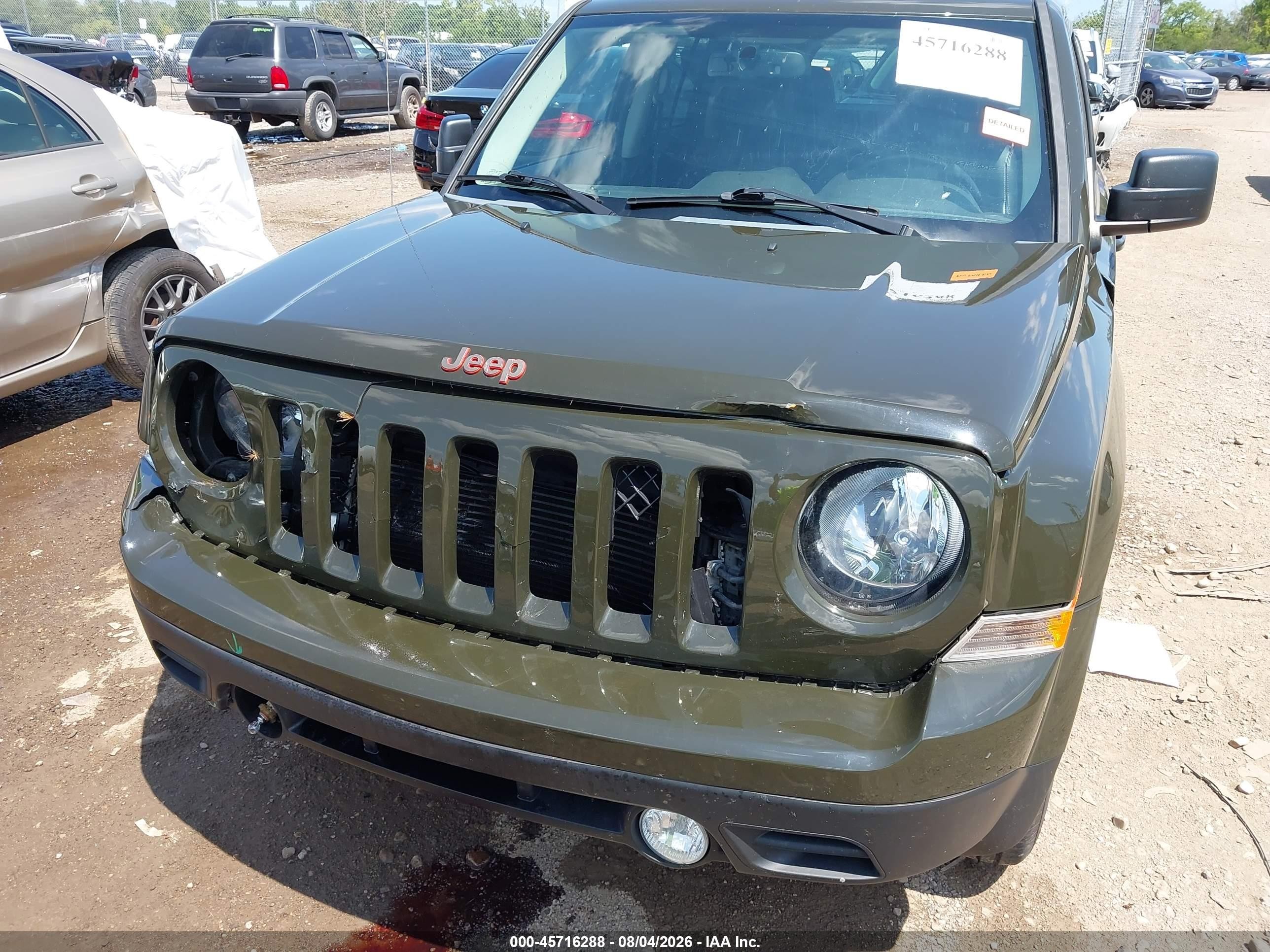 2016 Jeep Patriot 75th Anniversary Green vin: 1C4NJPBB0GD815702