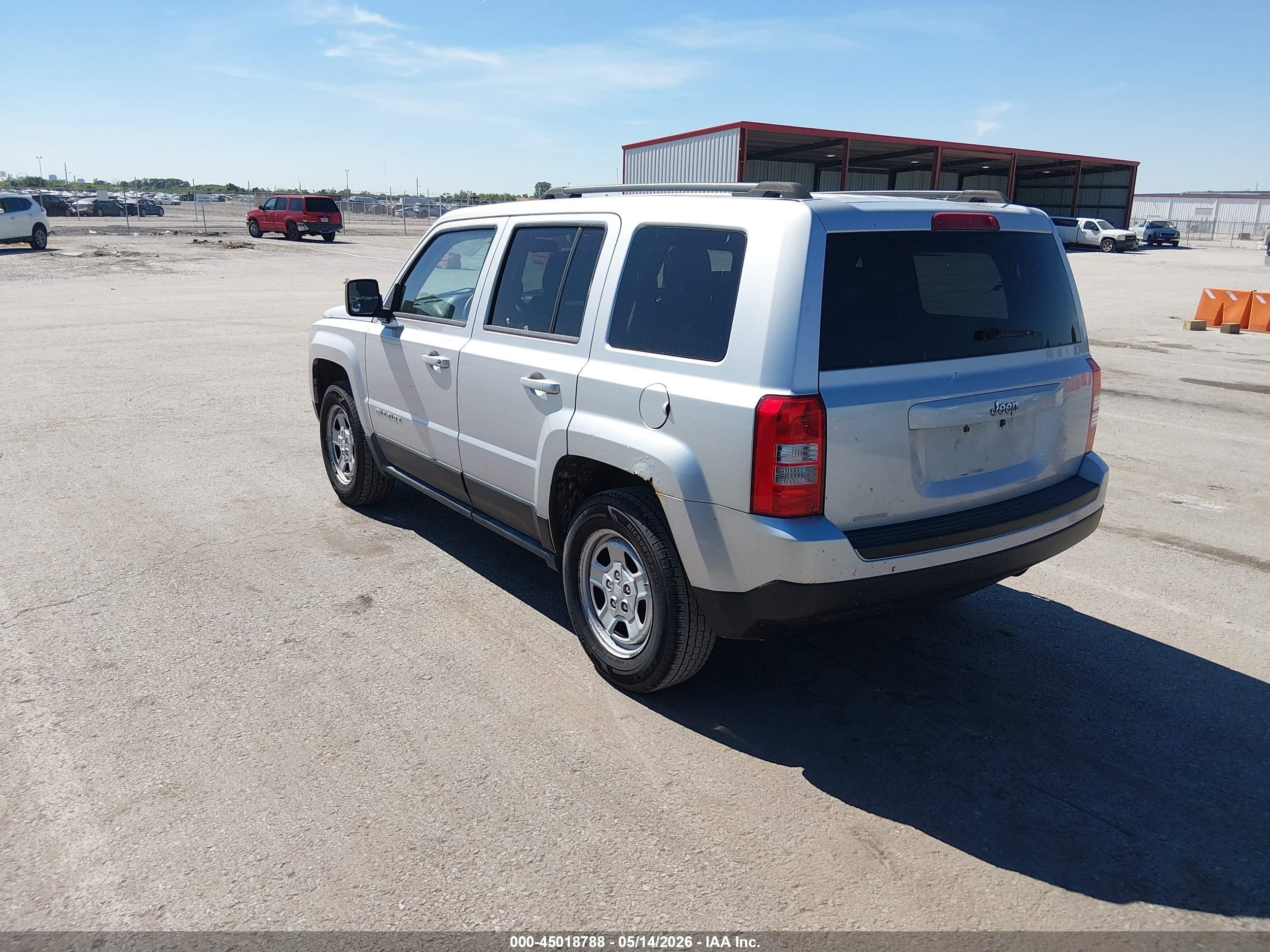 2012 Jeep Patriot Sport Silver vin: 1C4NJPBB1CD515290