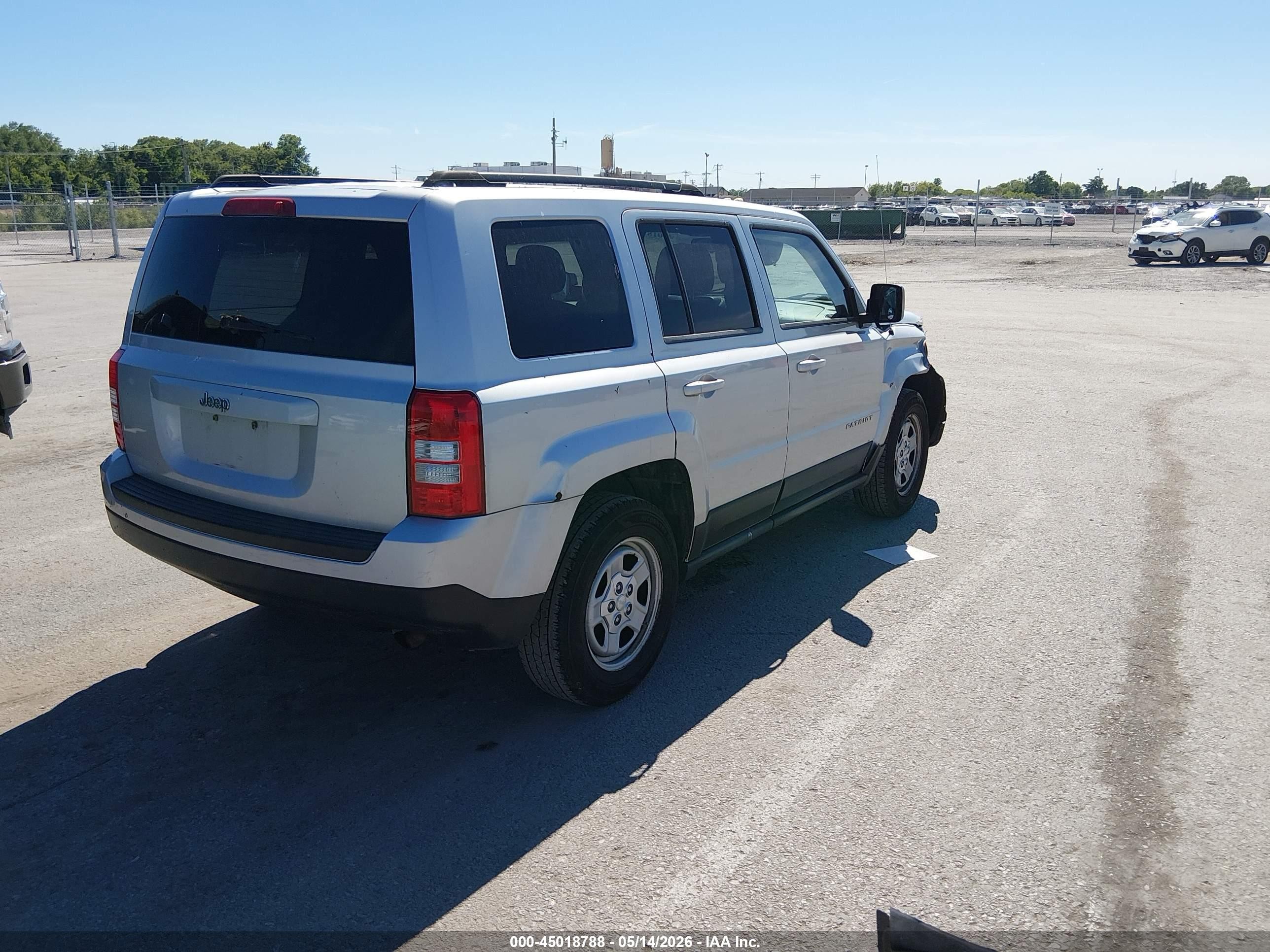 2012 Jeep Patriot Sport Silver vin: 1C4NJPBB1CD515290