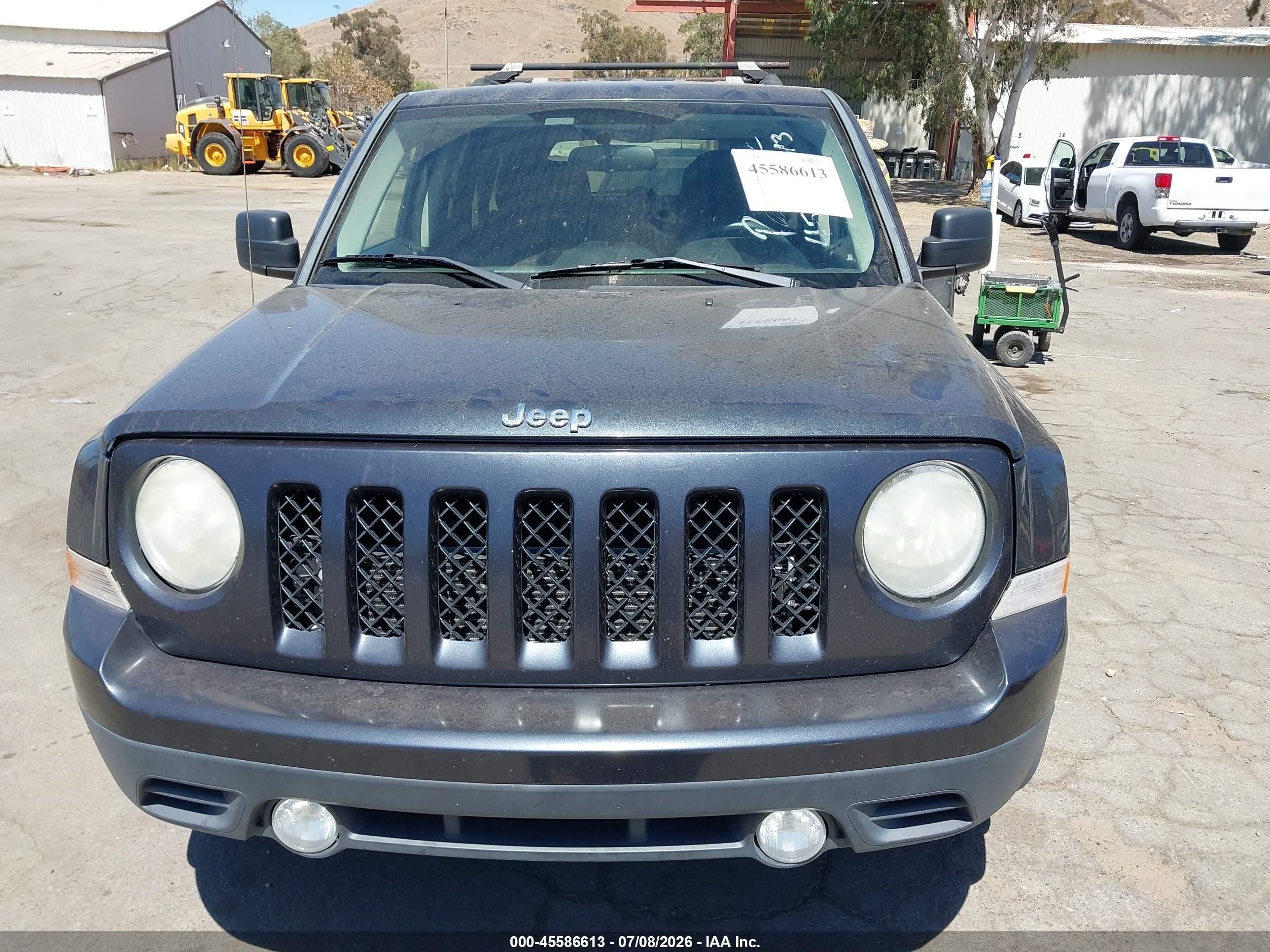 2014 Jeep Patriot Sport Серый vin: 1C4NJPBB1ED793741