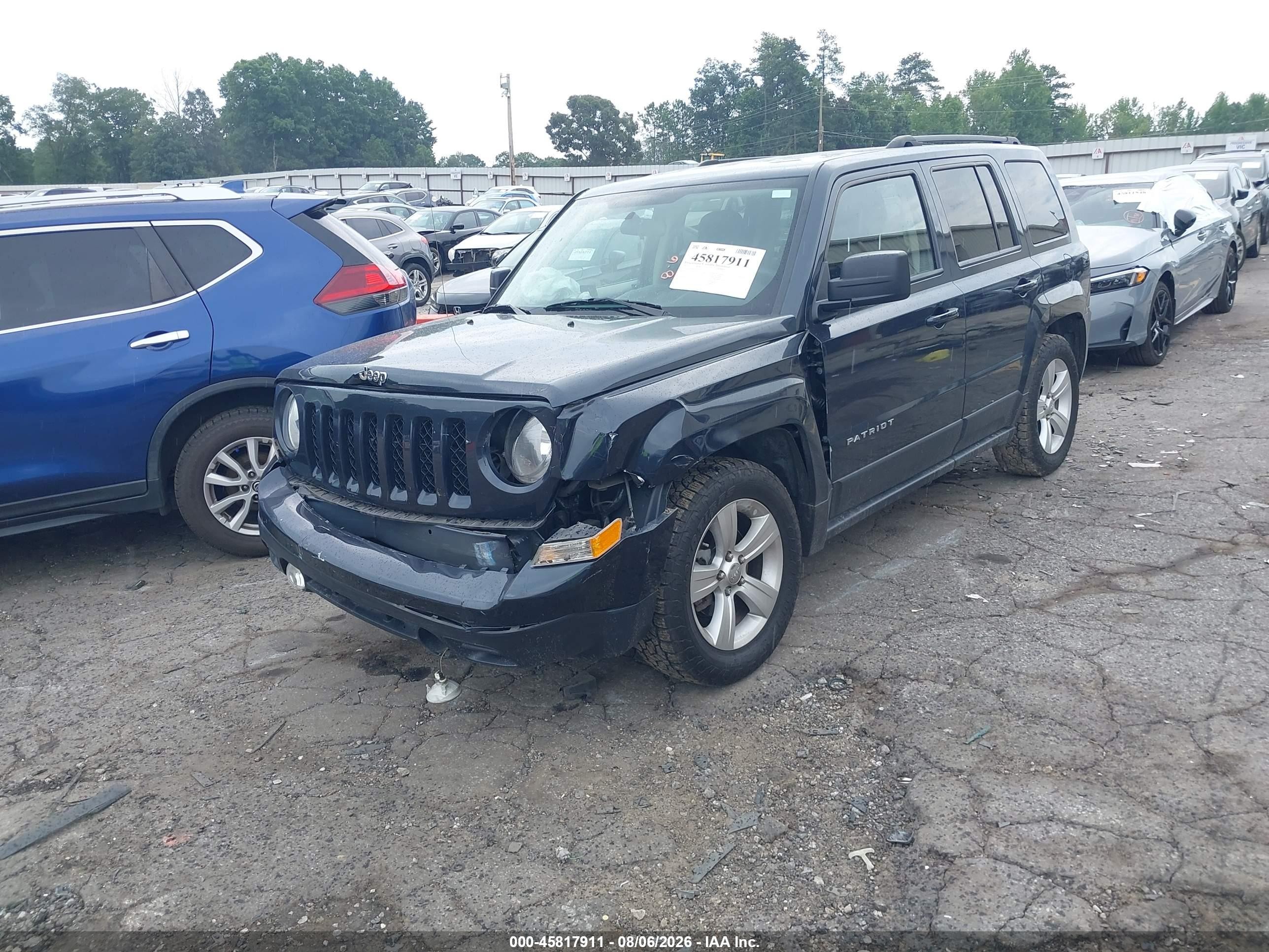 2015 Jeep Patriot Sport Blue vin: 1C4NJPBB1FD192010