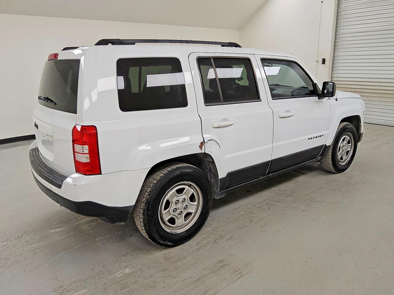 2015 Jeep Patriot Sport White vin: 1C4NJPBB1FD264405