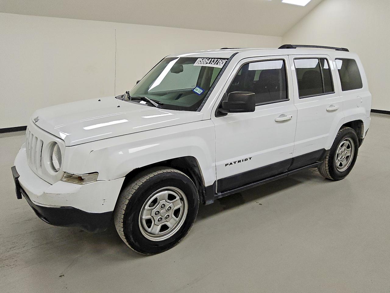 2015 Jeep Patriot Sport White vin: 1C4NJPBB1FD264405