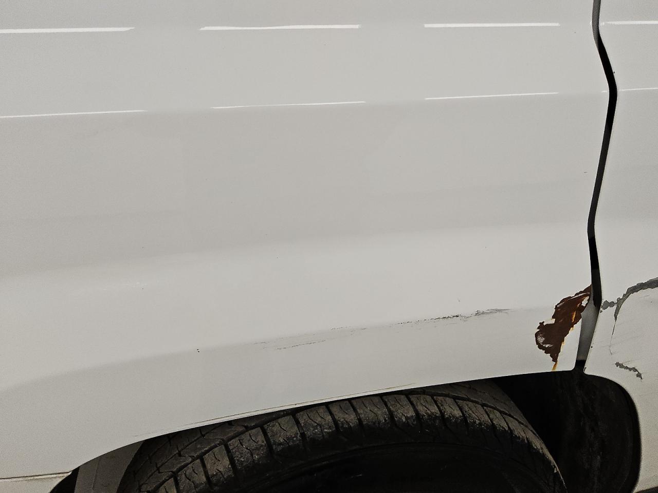 2015 Jeep Patriot Sport White vin: 1C4NJPBB1FD264405 Damage: Right Qtr Panel, Dent(S) W/ Paint Dmg, 3 To 4 Inches