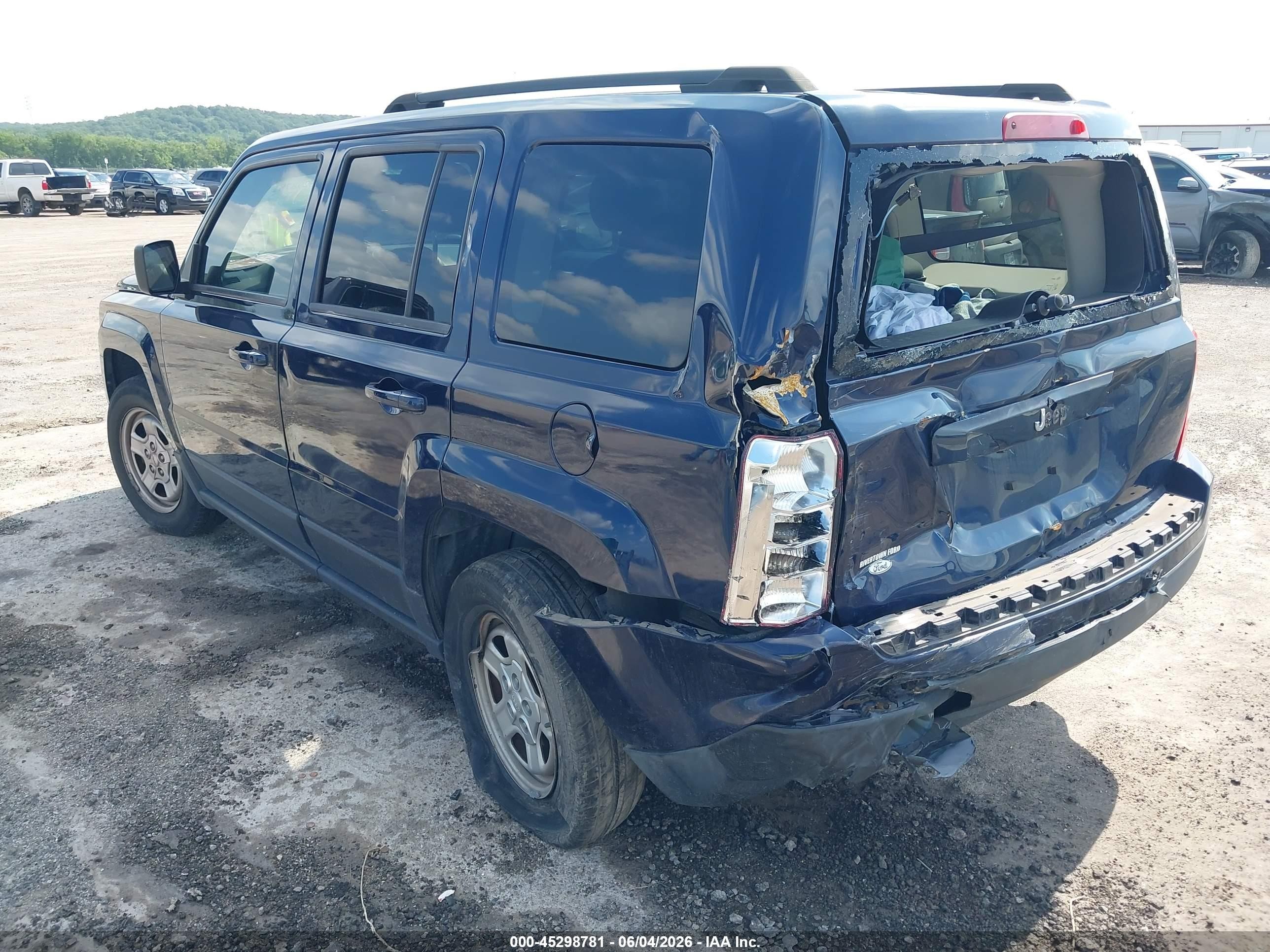 2015 Jeep Patriot Sport Dark Blue vin: 1C4NJPBB1FD398265