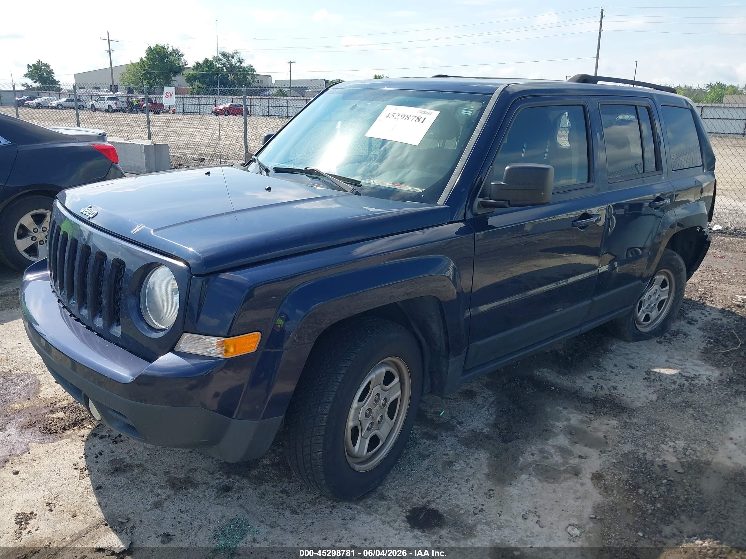 2015 Jeep Patriot Sport Dark Blue vin: 1C4NJPBB1FD398265