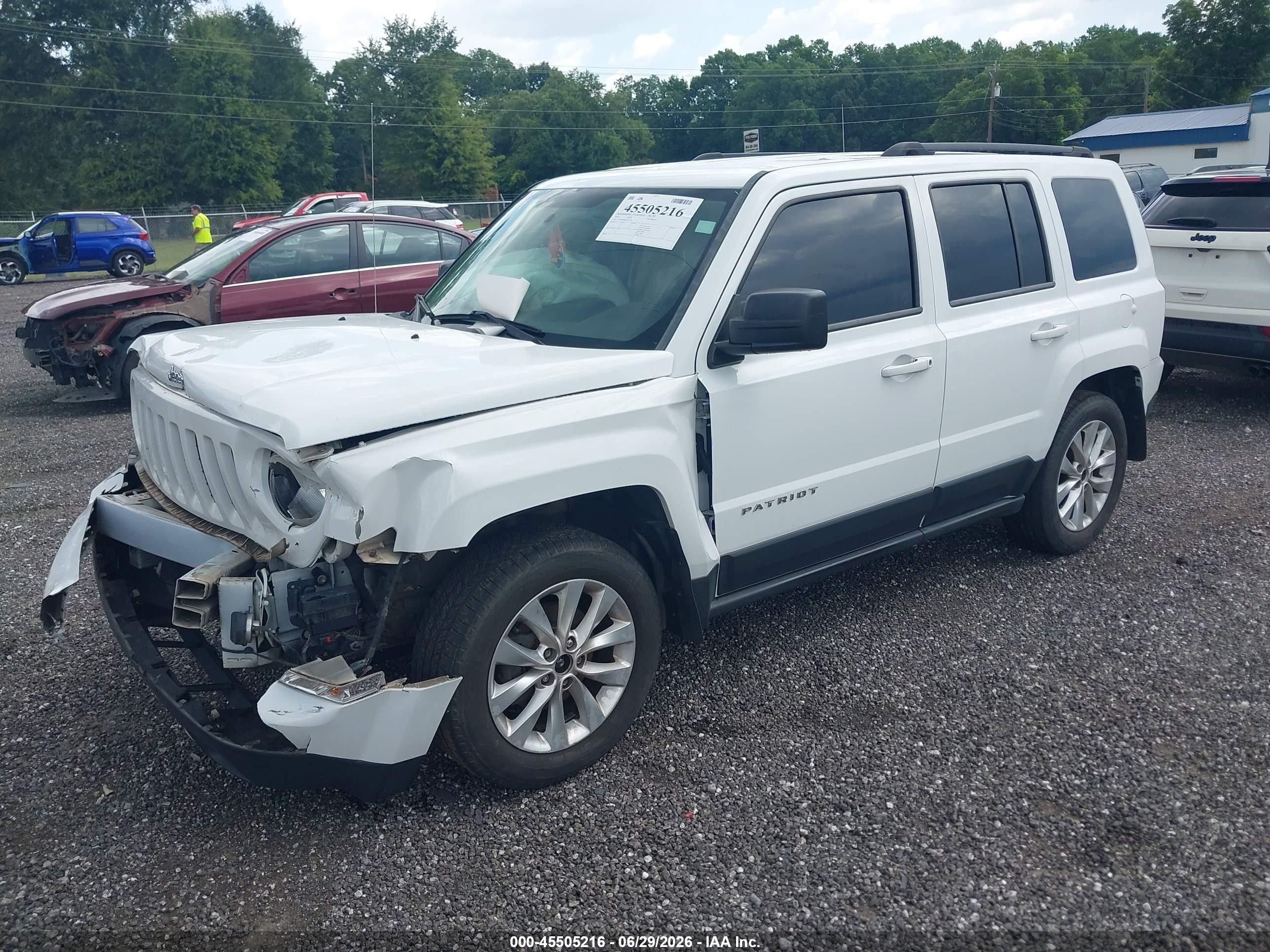 2012 Jeep Patriot Sport Белый vin: 1C4NJPBB3CD557105