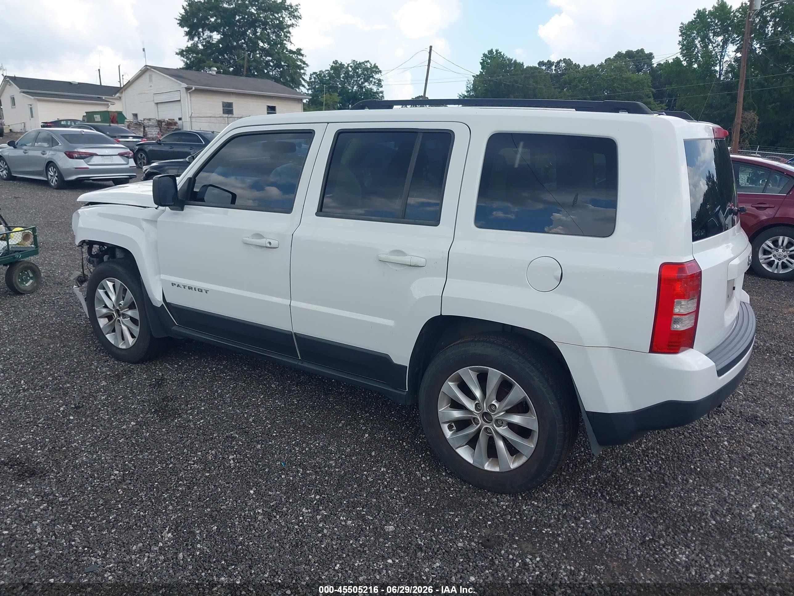 2012 Jeep Patriot Sport Белый vin: 1C4NJPBB3CD557105