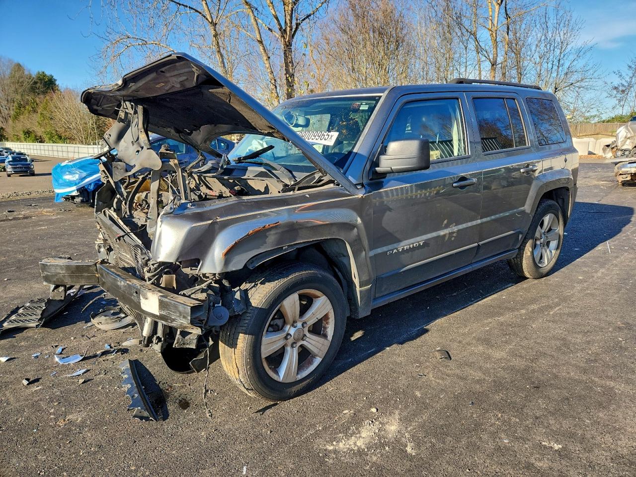 2012 Jeep Patriot Sport Charcoal vin: 1C4NJPBB3CD631610