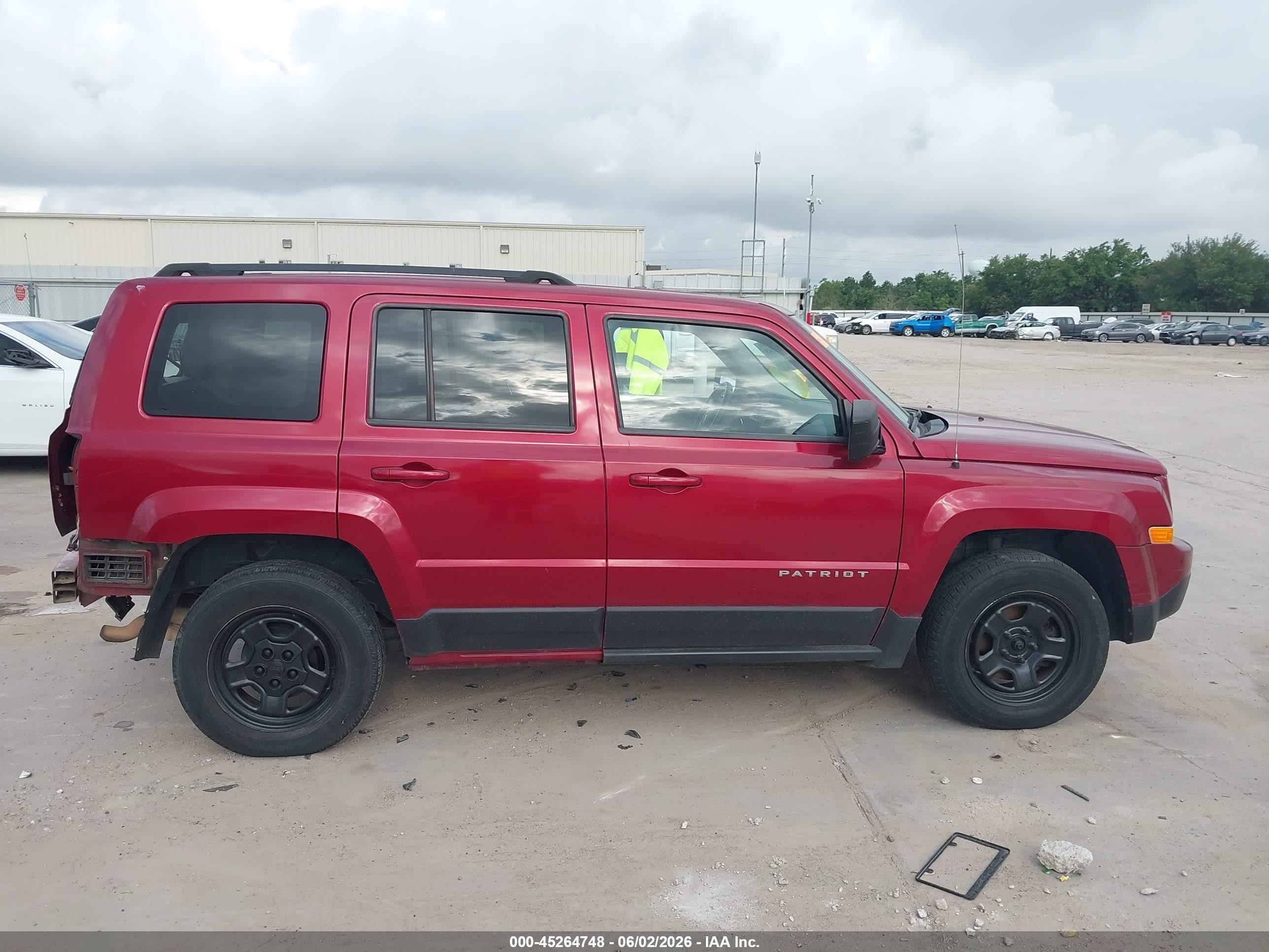 2013 Jeep Patriot Sport Red vin: 1C4NJPBB3DD213615