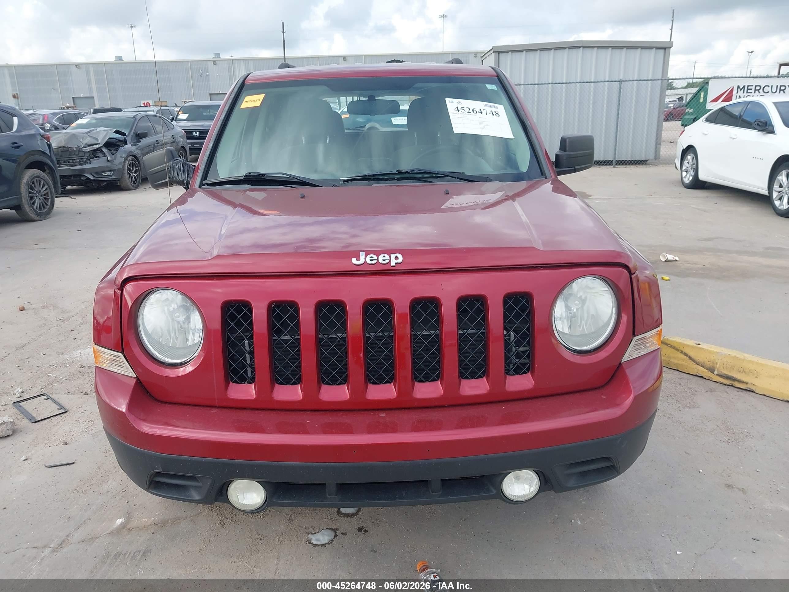 2013 Jeep Patriot Sport Red vin: 1C4NJPBB3DD213615