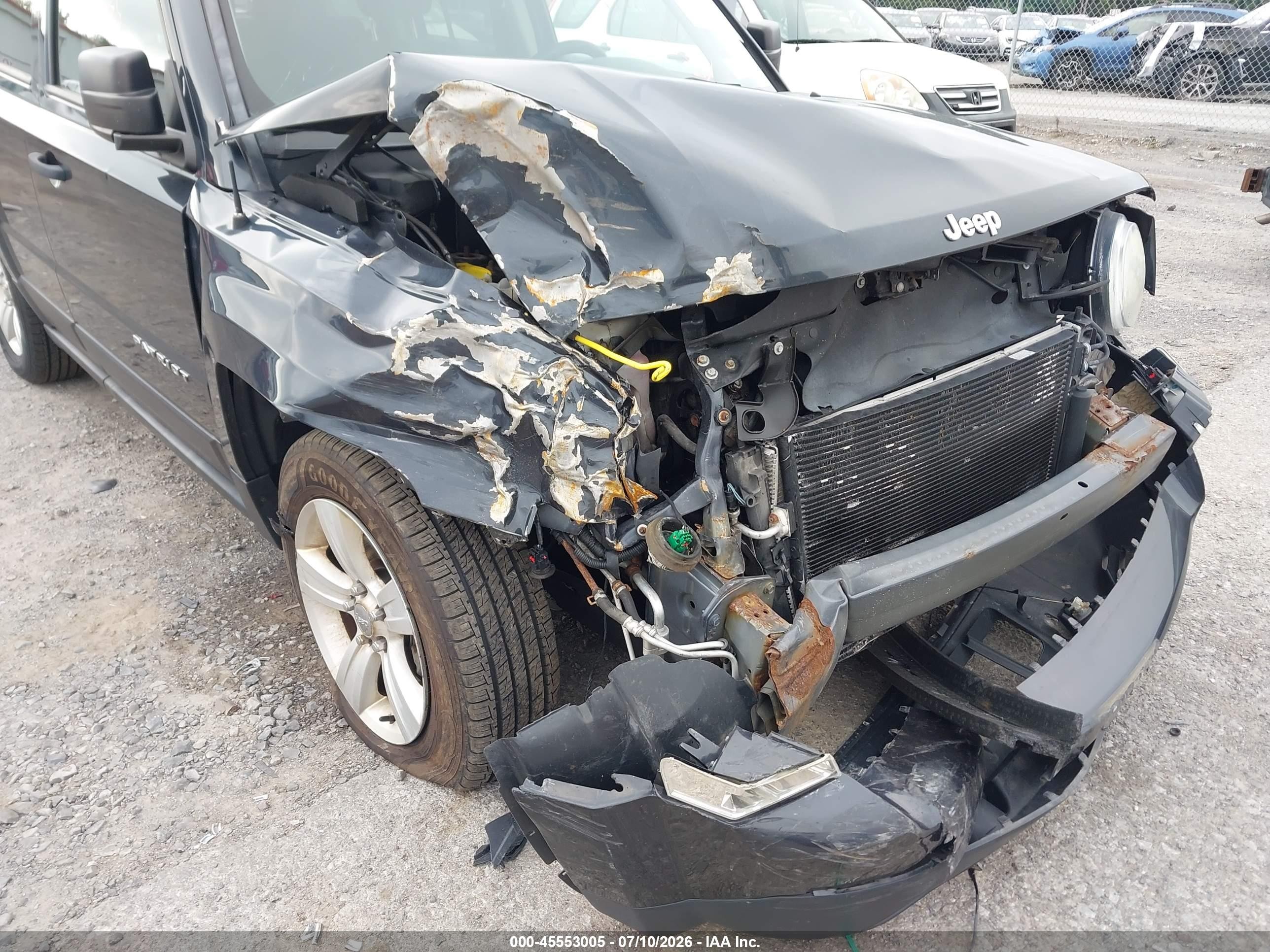 2014 Jeep Patriot Sport Gray vin: 1C4NJPBB3ED745089