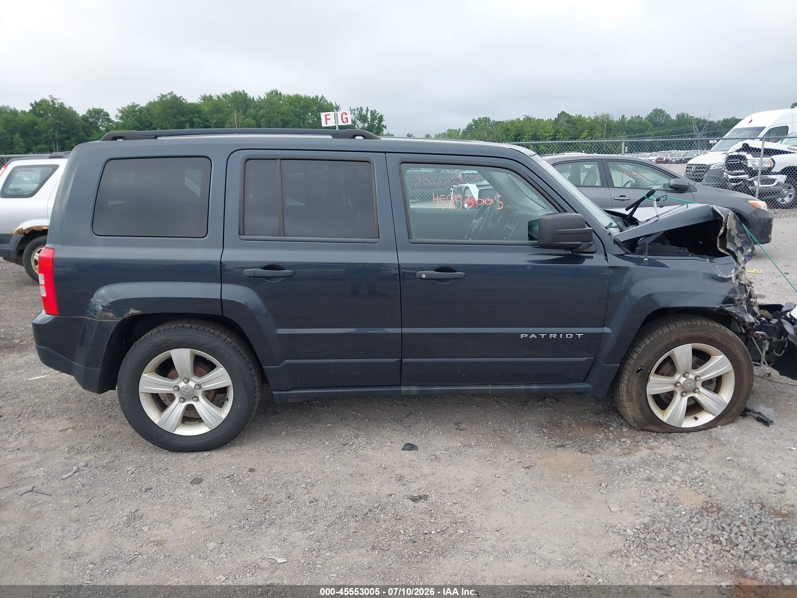 2014 Jeep Patriot Sport Gray vin: 1C4NJPBB3ED745089