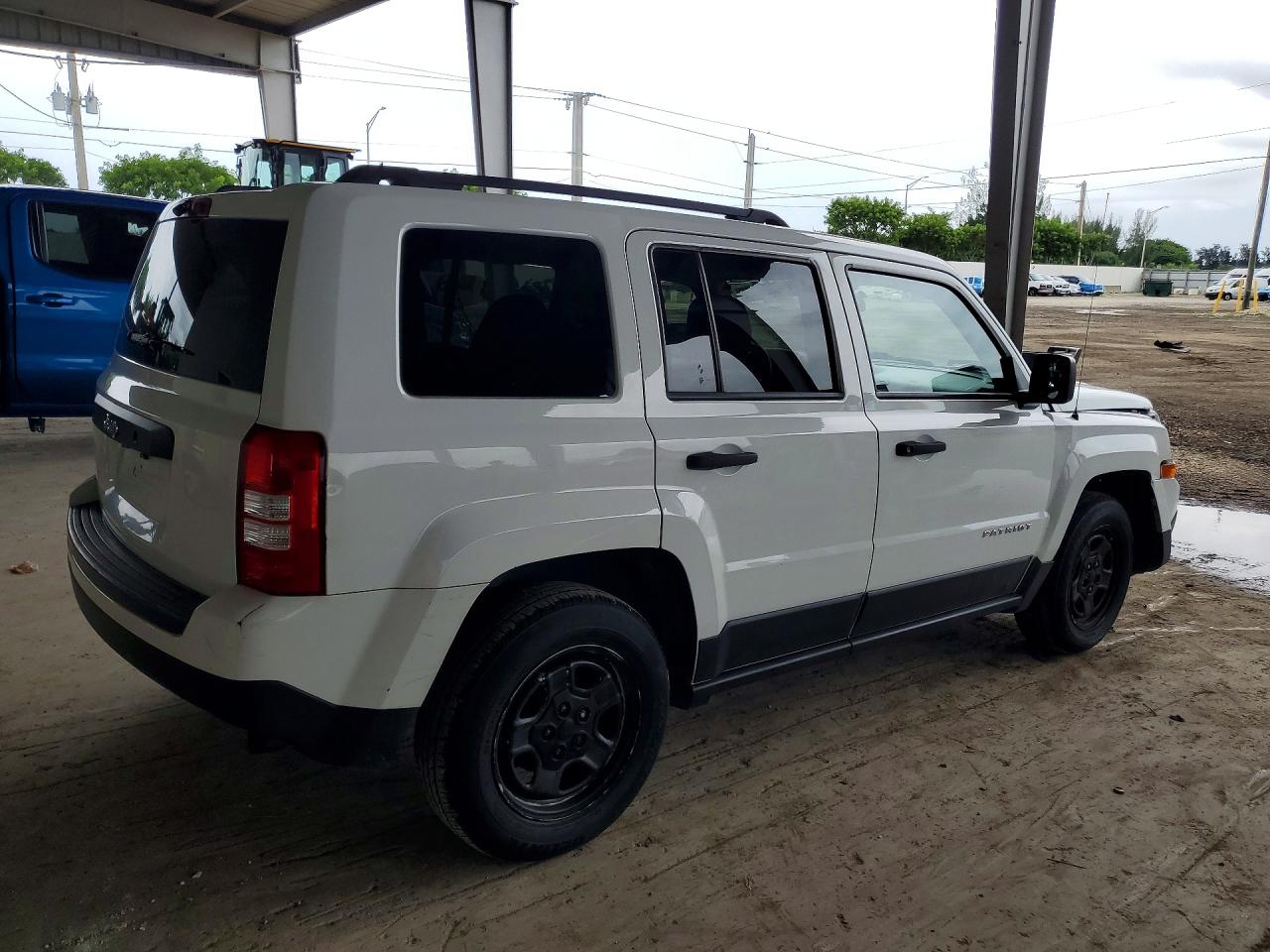 2014 Jeep Patriot Sport White vin: 1C4NJPBB3ED927360