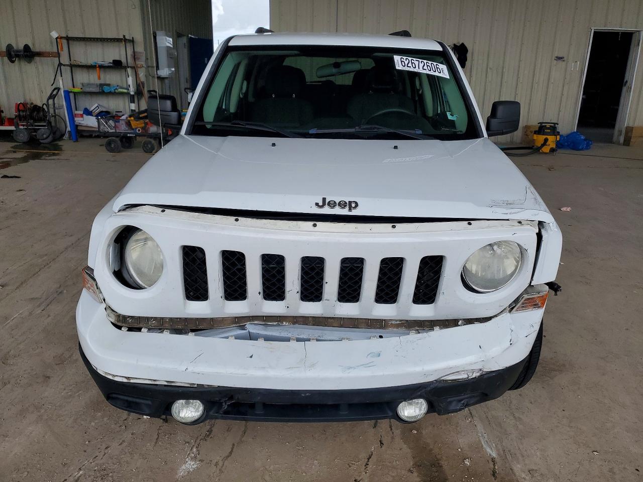 2014 Jeep Patriot Sport White vin: 1C4NJPBB3ED927360