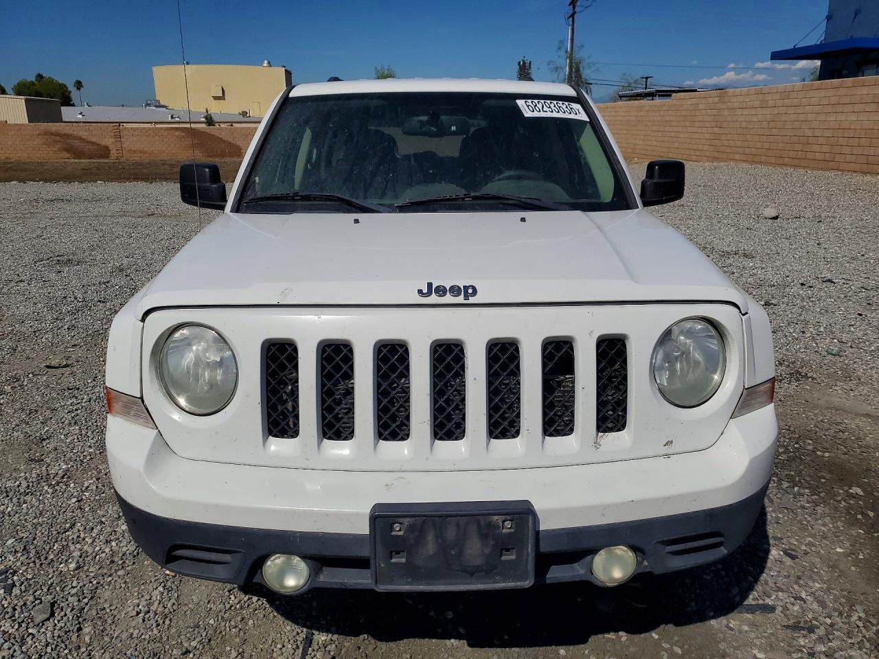2015 Jeep Patriot Sport White vin: 1C4NJPBB3FD250893
