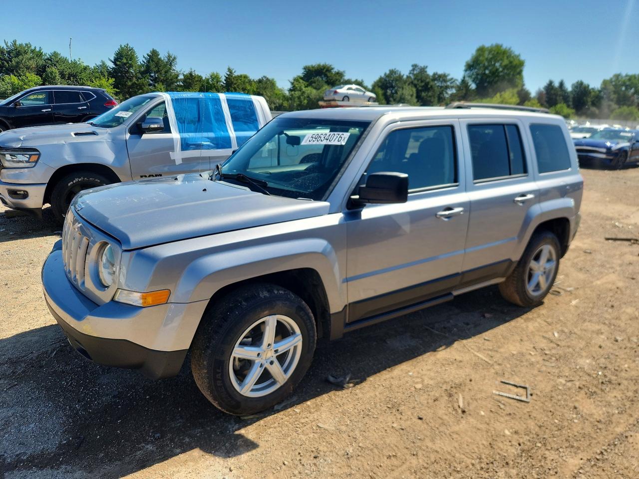 2015 Jeep Patriot Sport Silver vin: 1C4NJPBB3FD398364