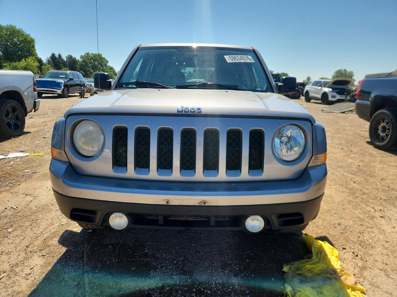 2015 Jeep Patriot Sport Silver vin: 1C4NJPBB3FD398364