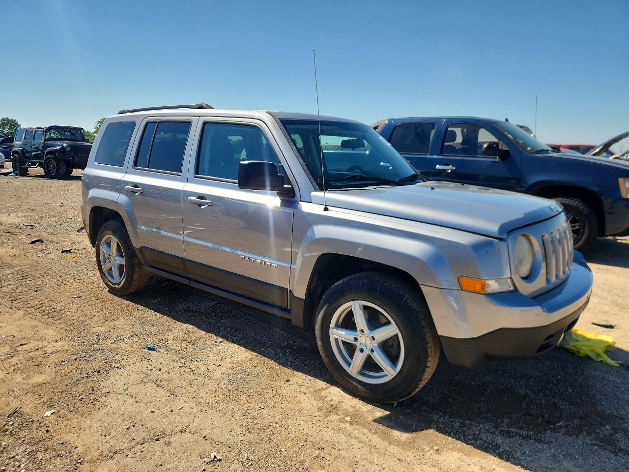 2015 Jeep Patriot Sport Silver vin: 1C4NJPBB3FD398364