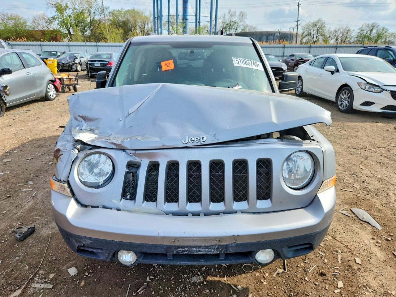 2015 Jeep Patriot Sport Gray vin: 1C4NJPBB3FD402090
