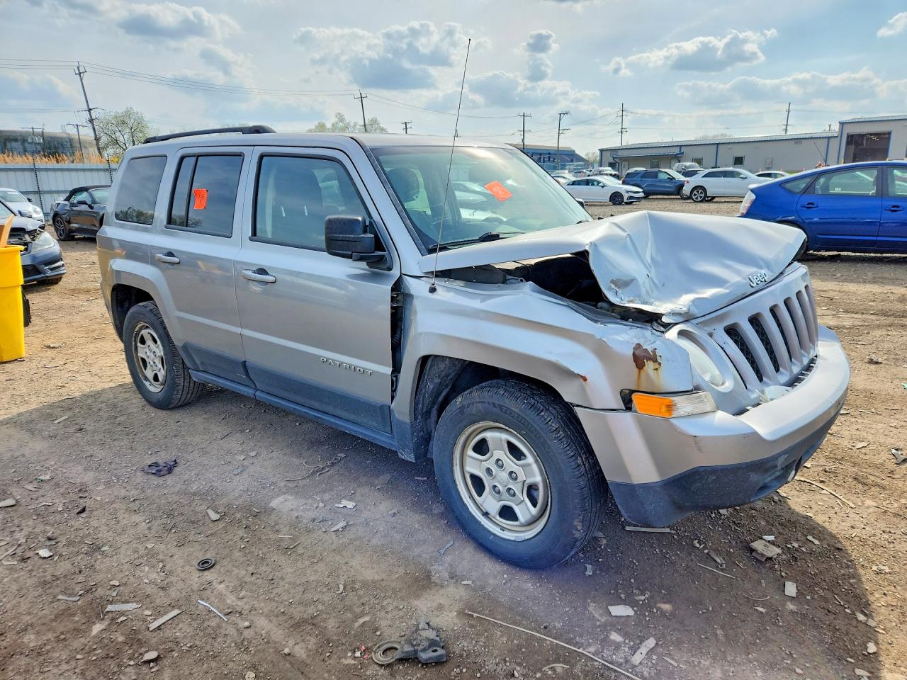 2015 Jeep Patriot Sport Gray vin: 1C4NJPBB3FD402090