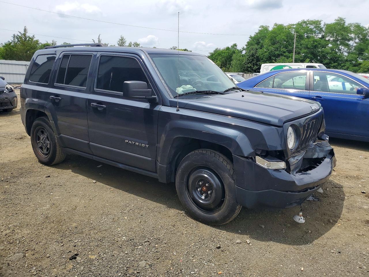 2016 Jeep Patriot Sport Gray vin: 1C4NJPBB3GD547339