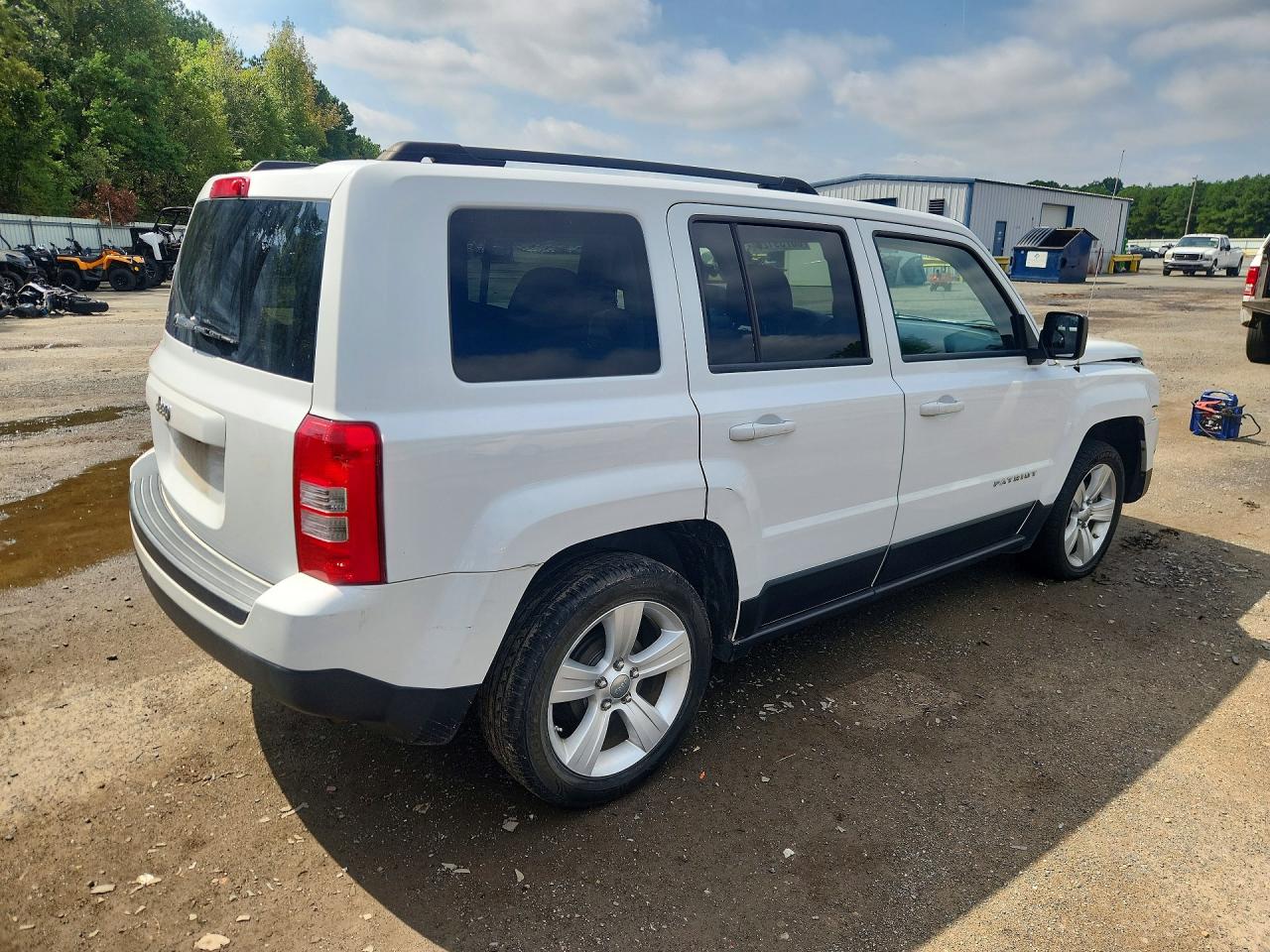 2012 Jeep Patriot Sport White vin: 1C4NJPBB4CD612113