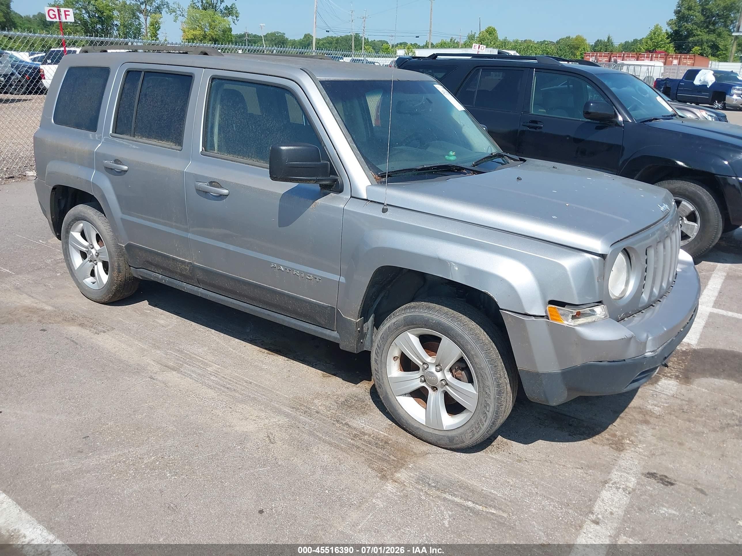 2015 Jeep Patriot Sport Gray vin: 1C4NJPBB4FD342417