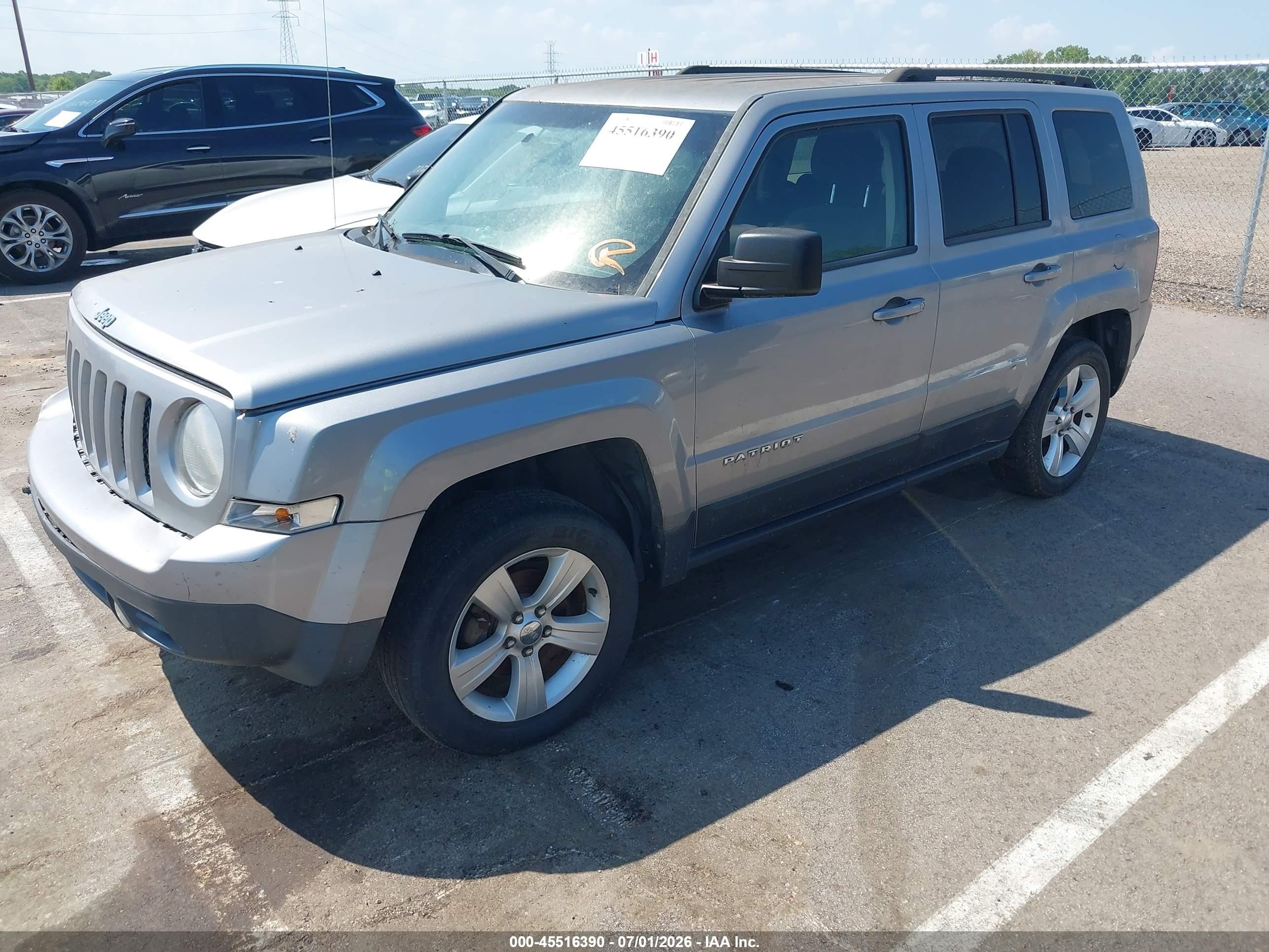 2015 Jeep Patriot Sport Gray vin: 1C4NJPBB4FD342417