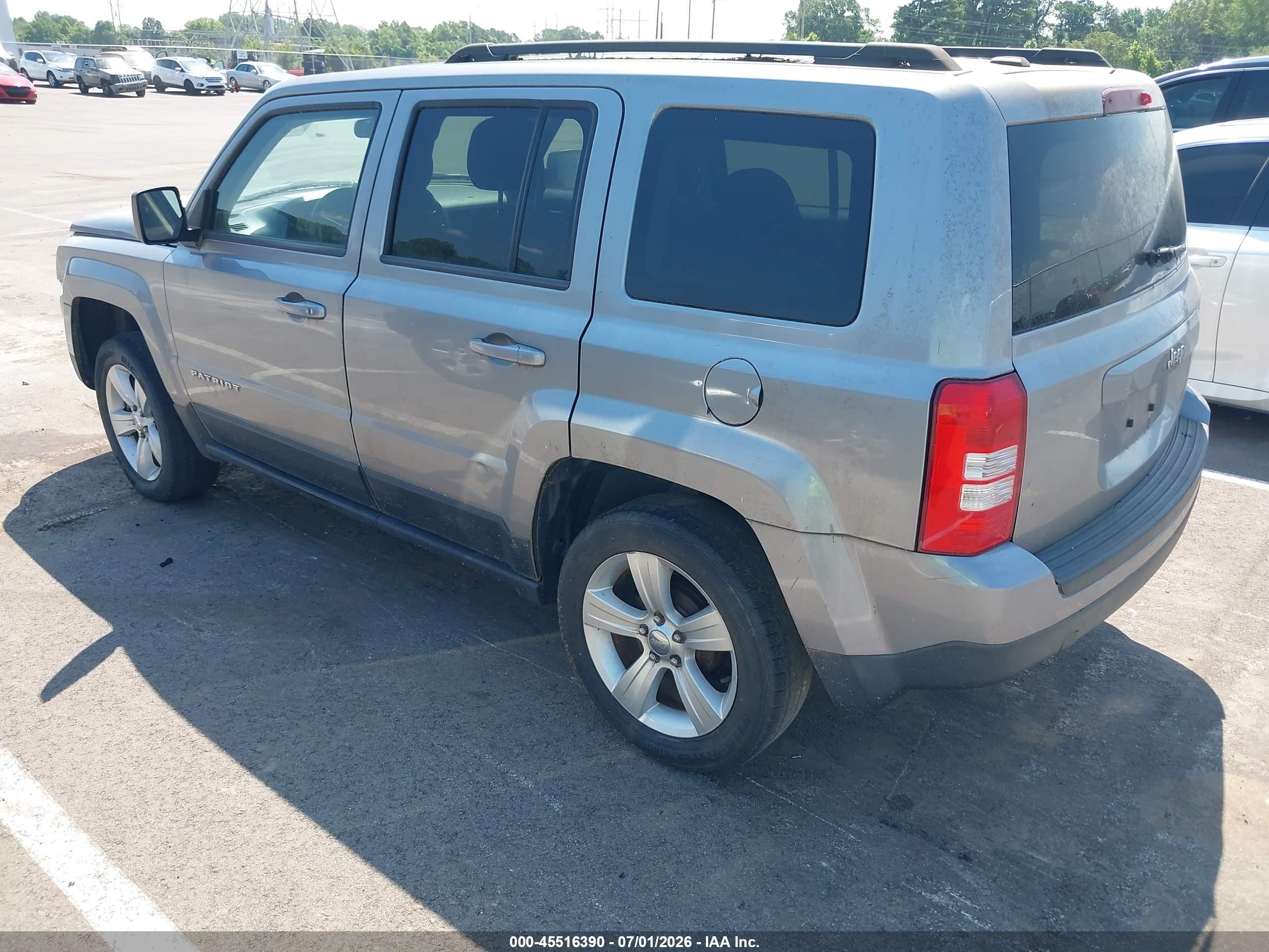 2015 Jeep Patriot Sport Gray vin: 1C4NJPBB4FD342417