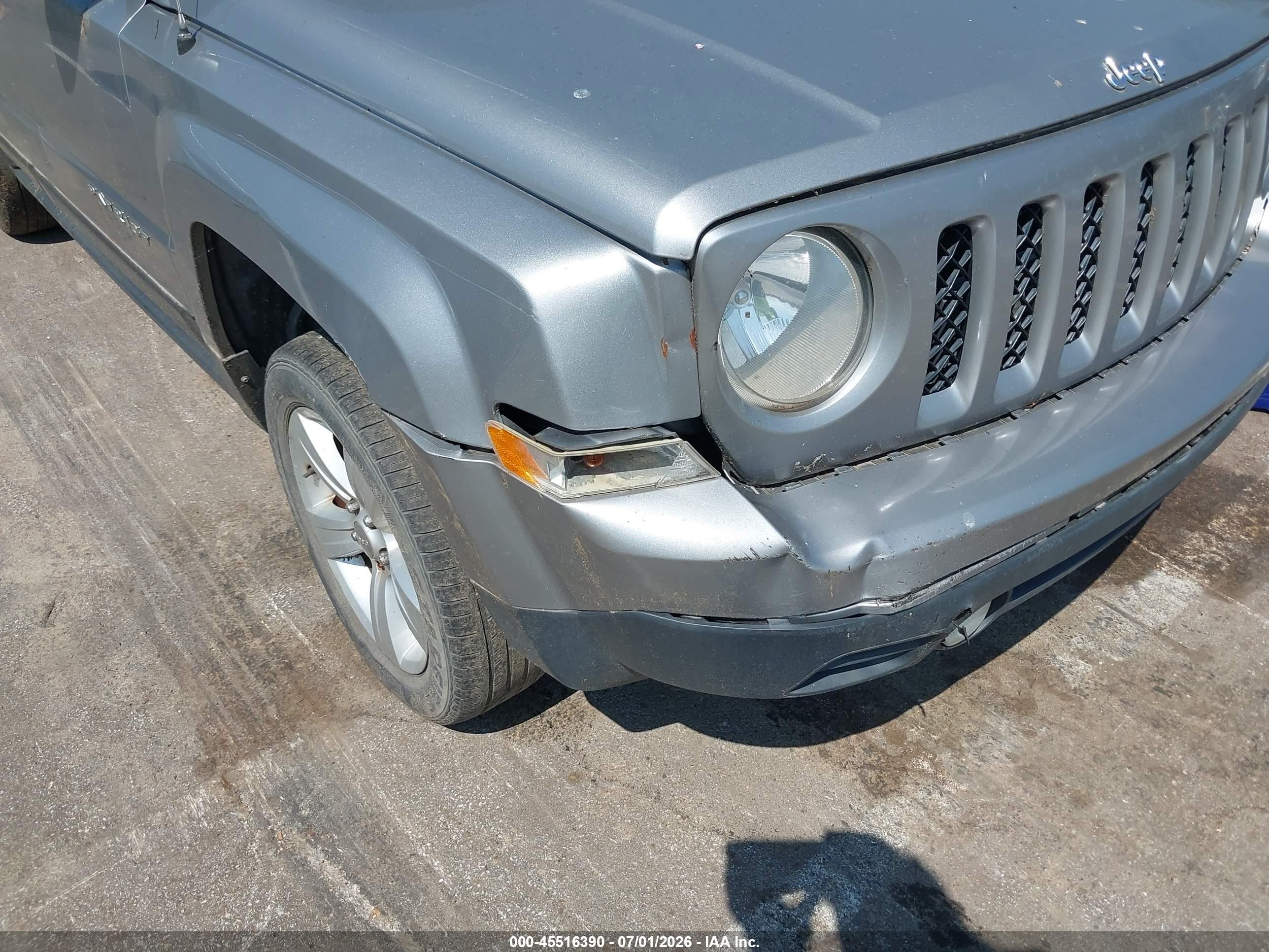 2015 Jeep Patriot Sport Gray vin: 1C4NJPBB4FD342417