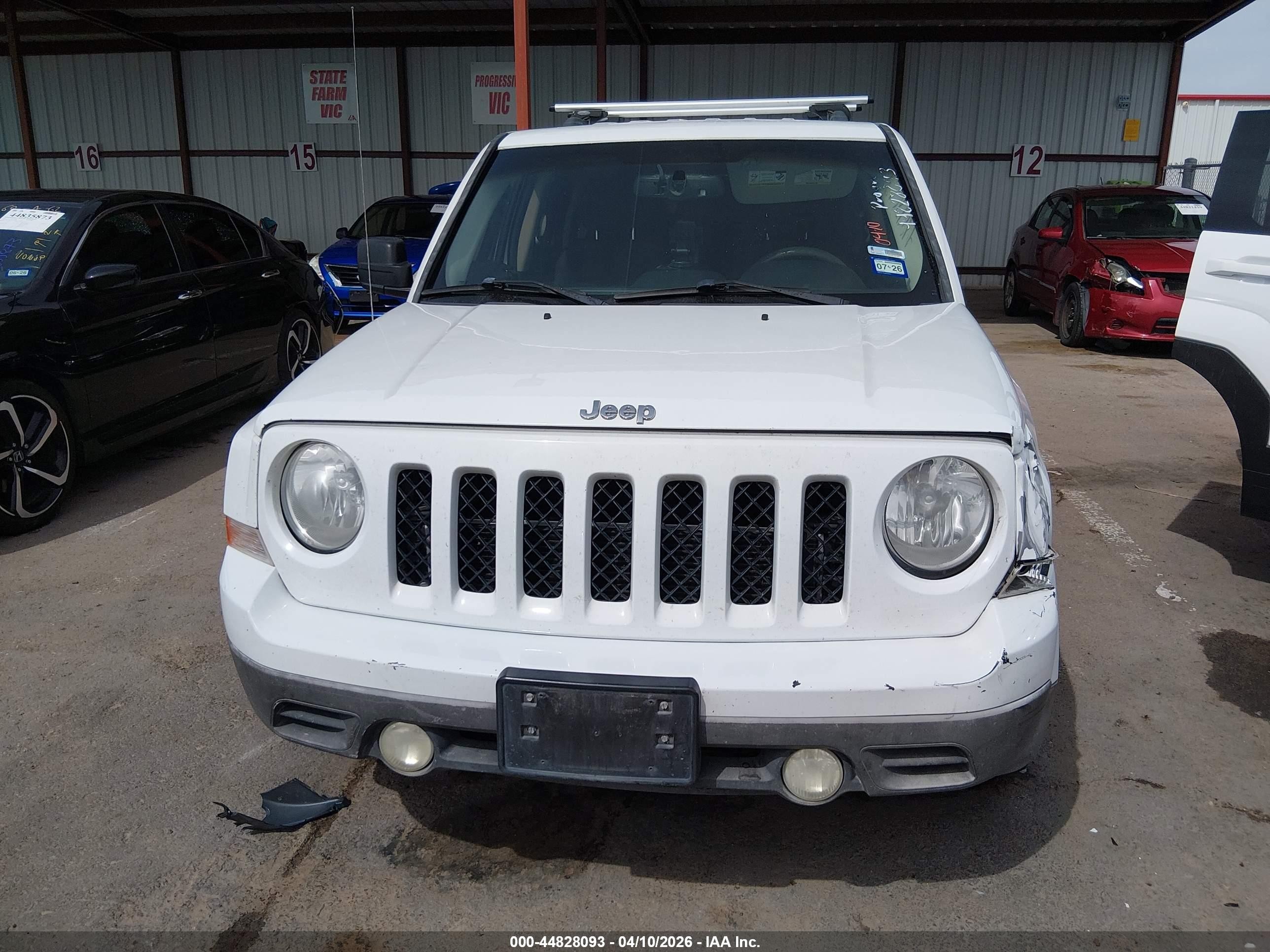 2015 Jeep Patriot Sport White vin: 1C4NJPBB4FD361677