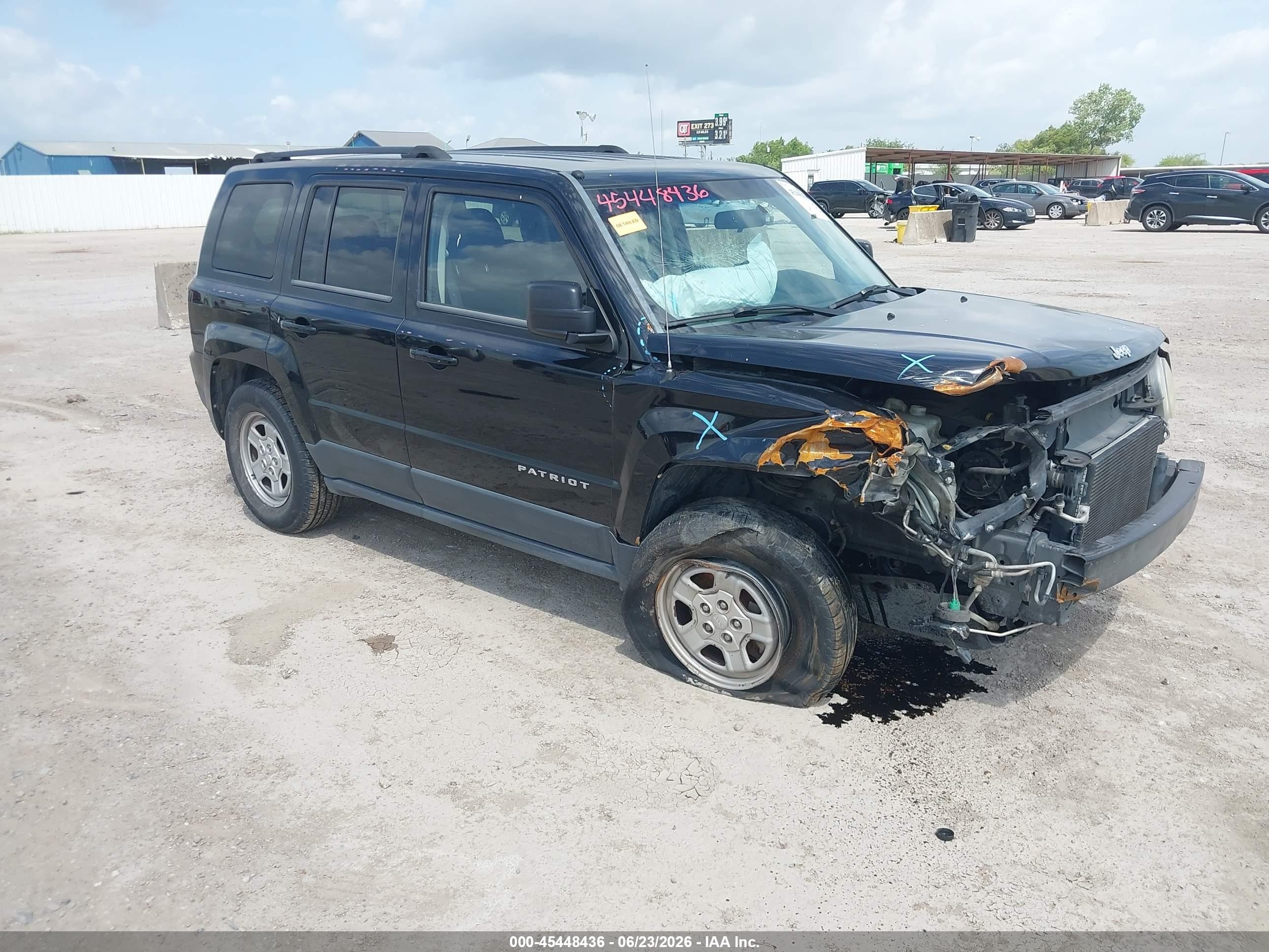 2012 Jeep Patriot Sport Black vin: 1C4NJPBB5CD632550