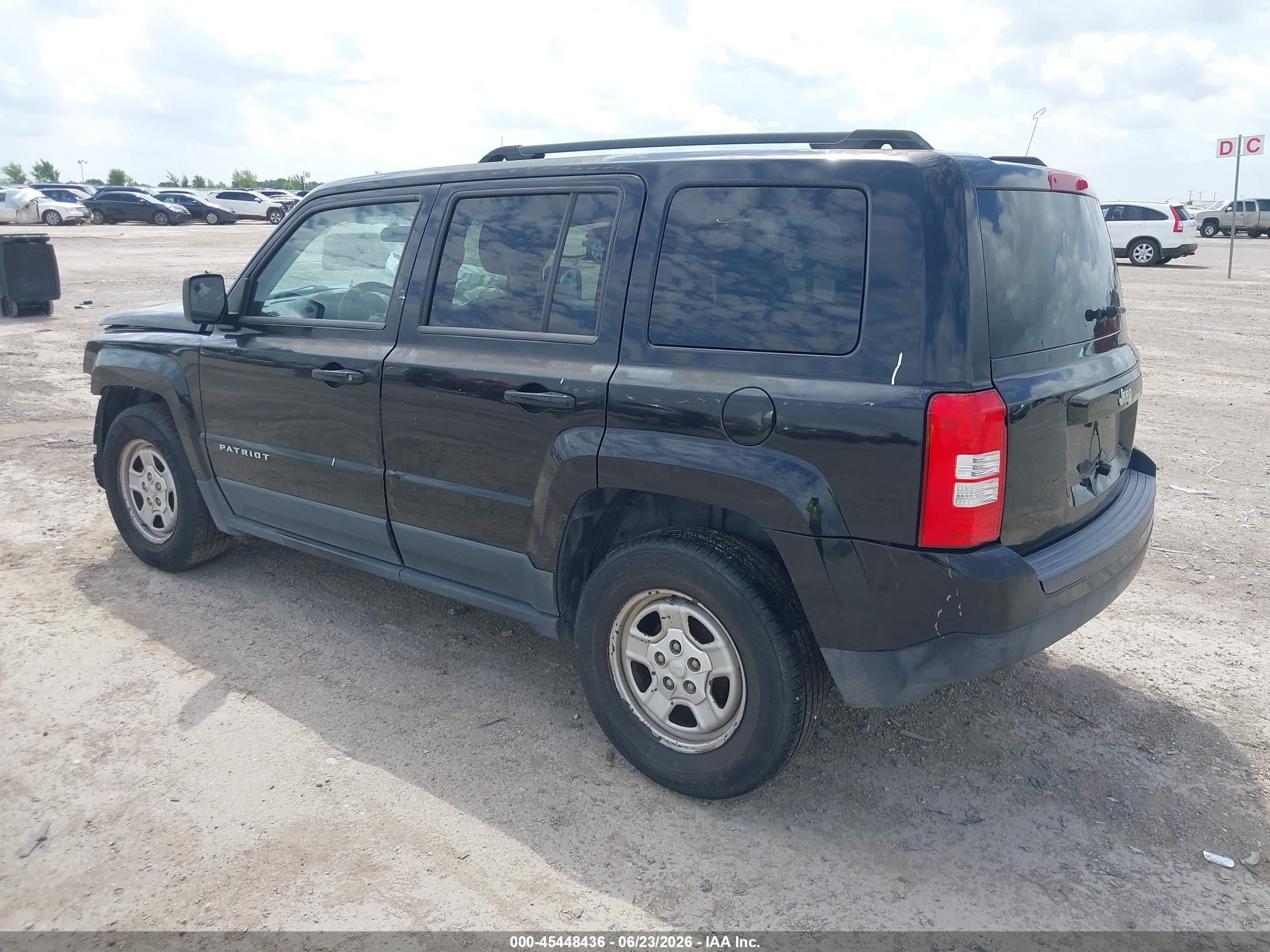 2012 Jeep Patriot Sport Black vin: 1C4NJPBB5CD632550