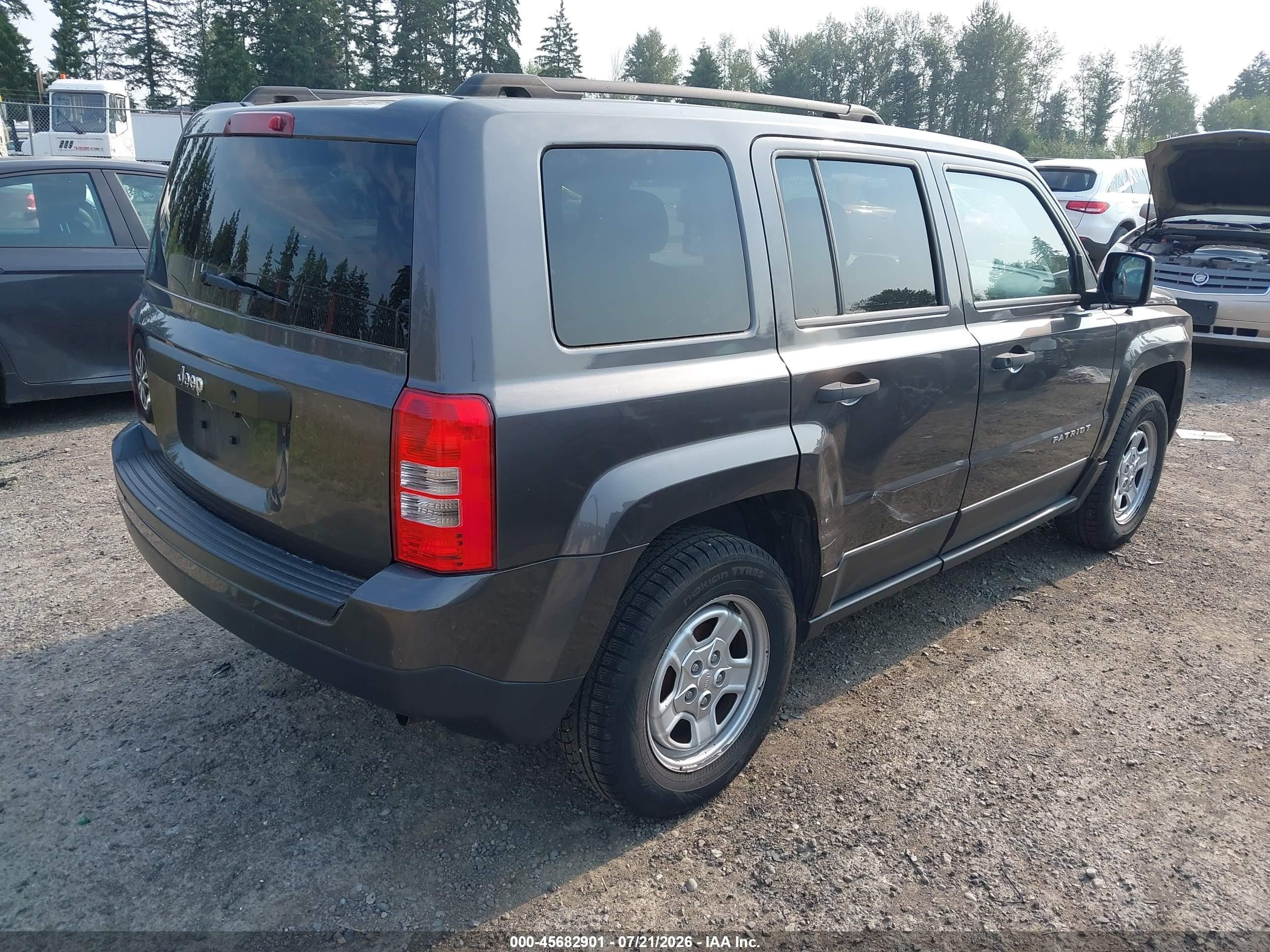 2014 Jeep Patriot Sport Black vin: 1C4NJPBB5ED754716