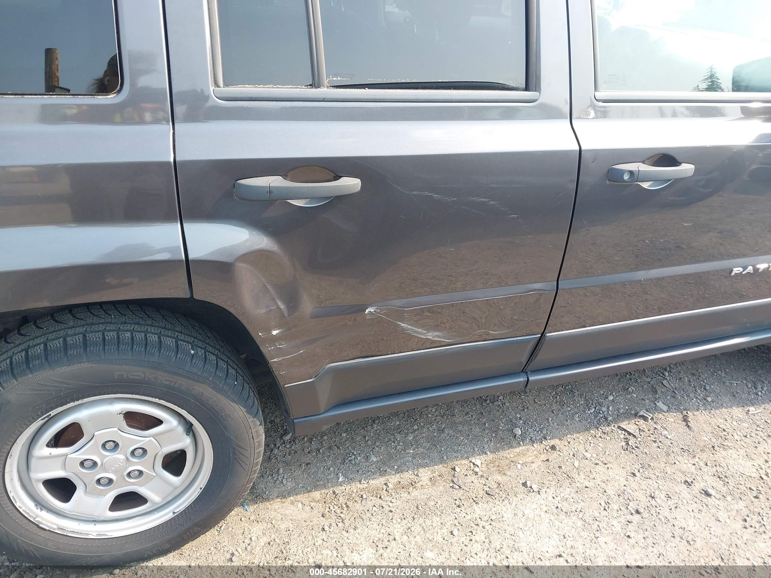 2014 Jeep Patriot Sport Black vin: 1C4NJPBB5ED754716