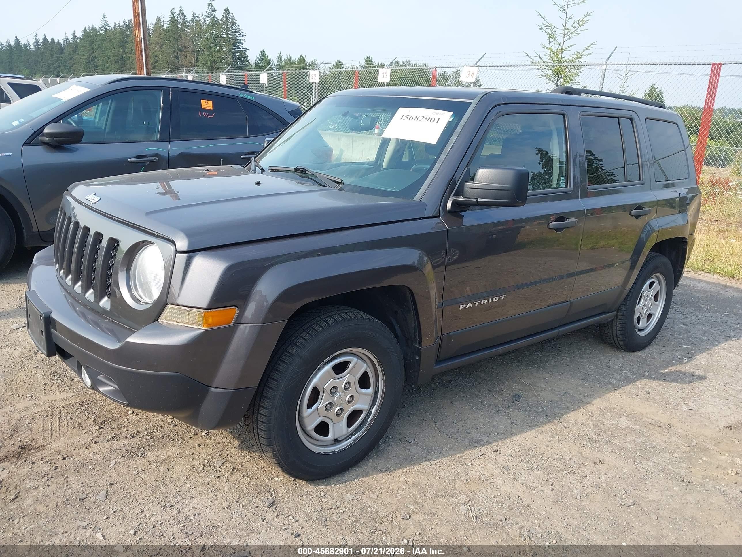 2014 Jeep Patriot Sport Black vin: 1C4NJPBB5ED754716