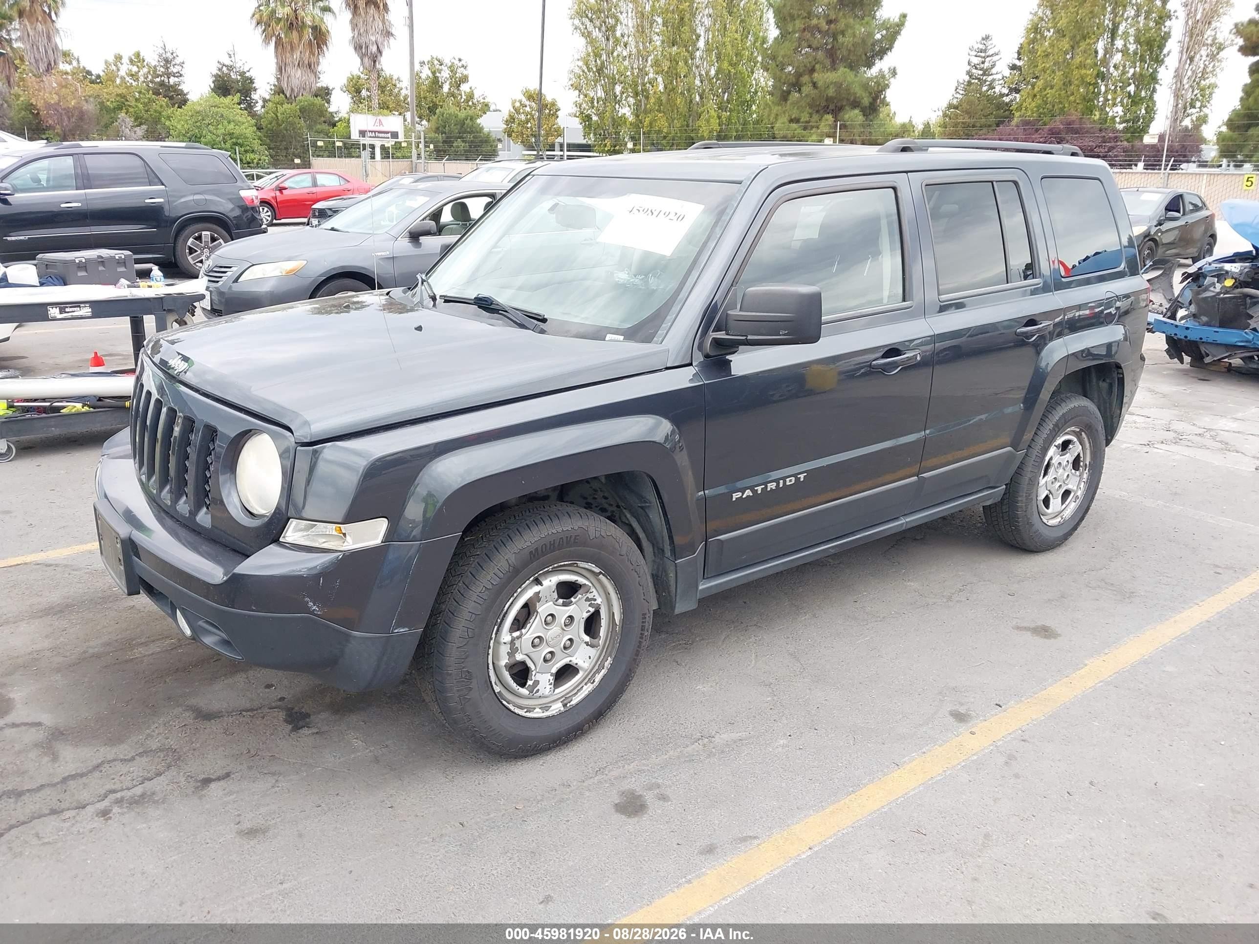2014 Jeep Patriot Sport Gray vin: 1C4NJPBB5ED785609