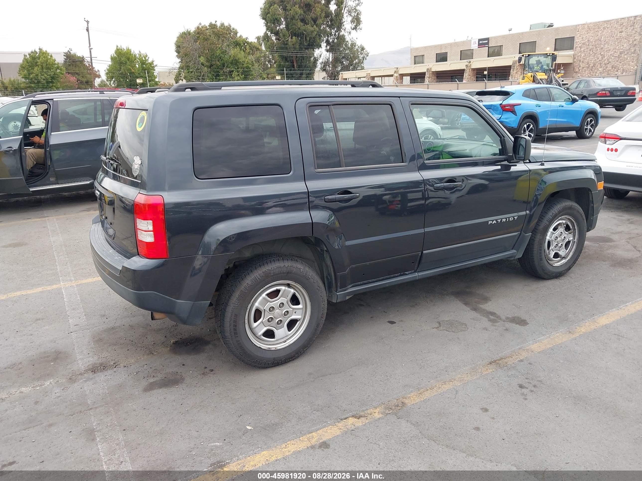 2014 Jeep Patriot Sport Gray vin: 1C4NJPBB5ED785609