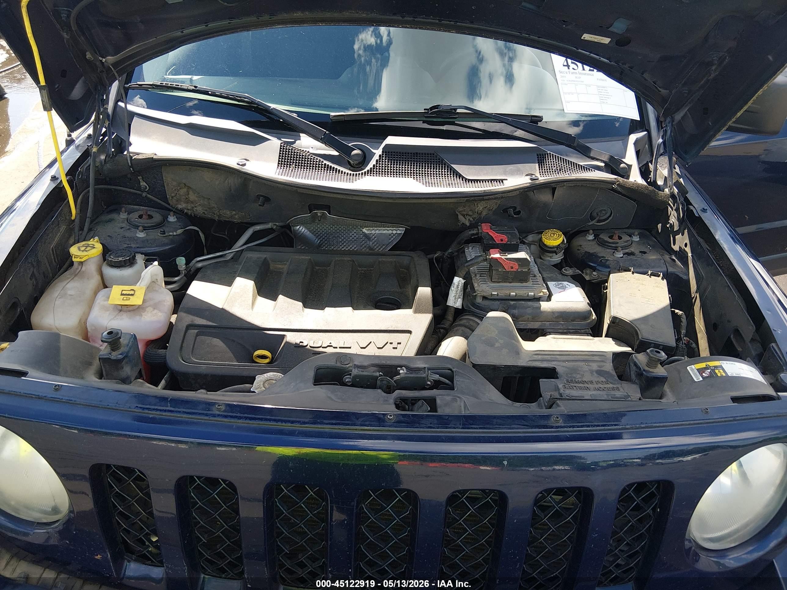 2015 Jeep Patriot Sport Dark Blue vin: 1C4NJPBB5FD107847