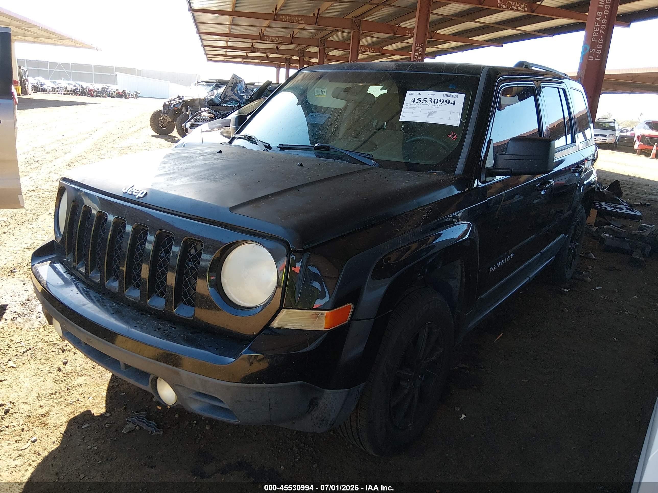 2015 Jeep Patriot Sport Black vin: 1C4NJPBB5FD110408
