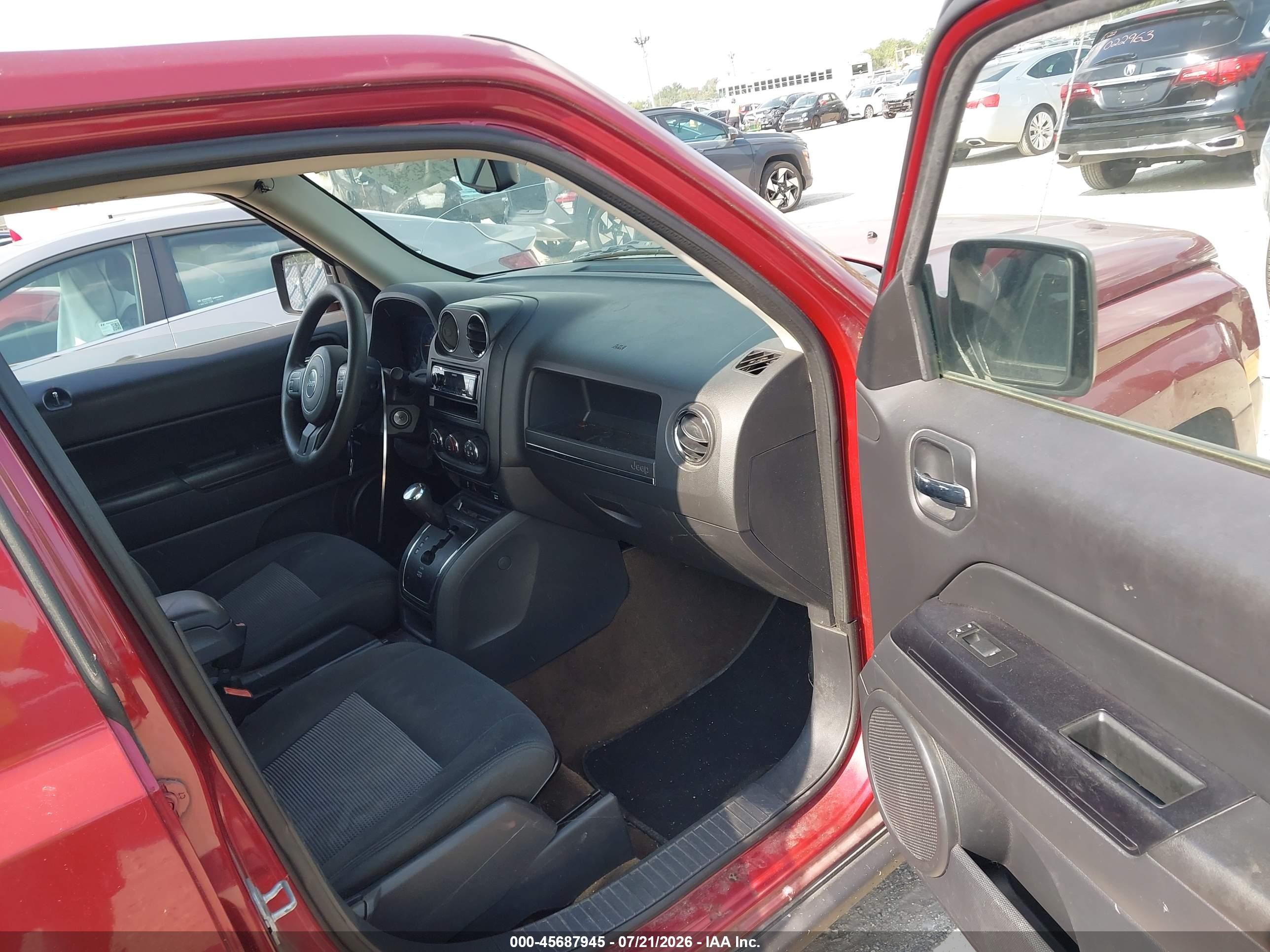 2015 Jeep Patriot Sport Красный vin: 1C4NJPBB5FD274662