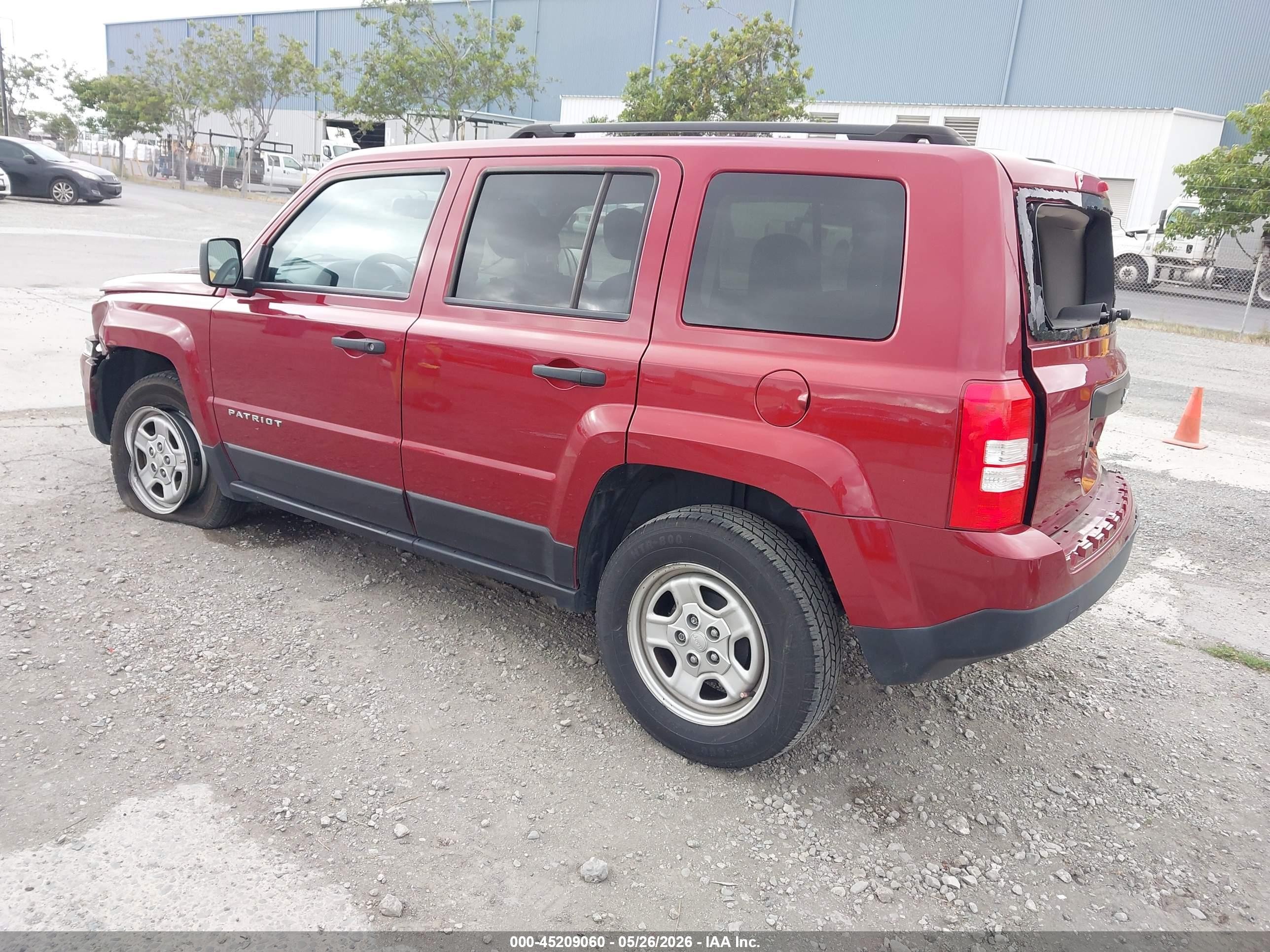 2016 Jeep Patriot Sport Красный vin: 1C4NJPBB5GD739605
