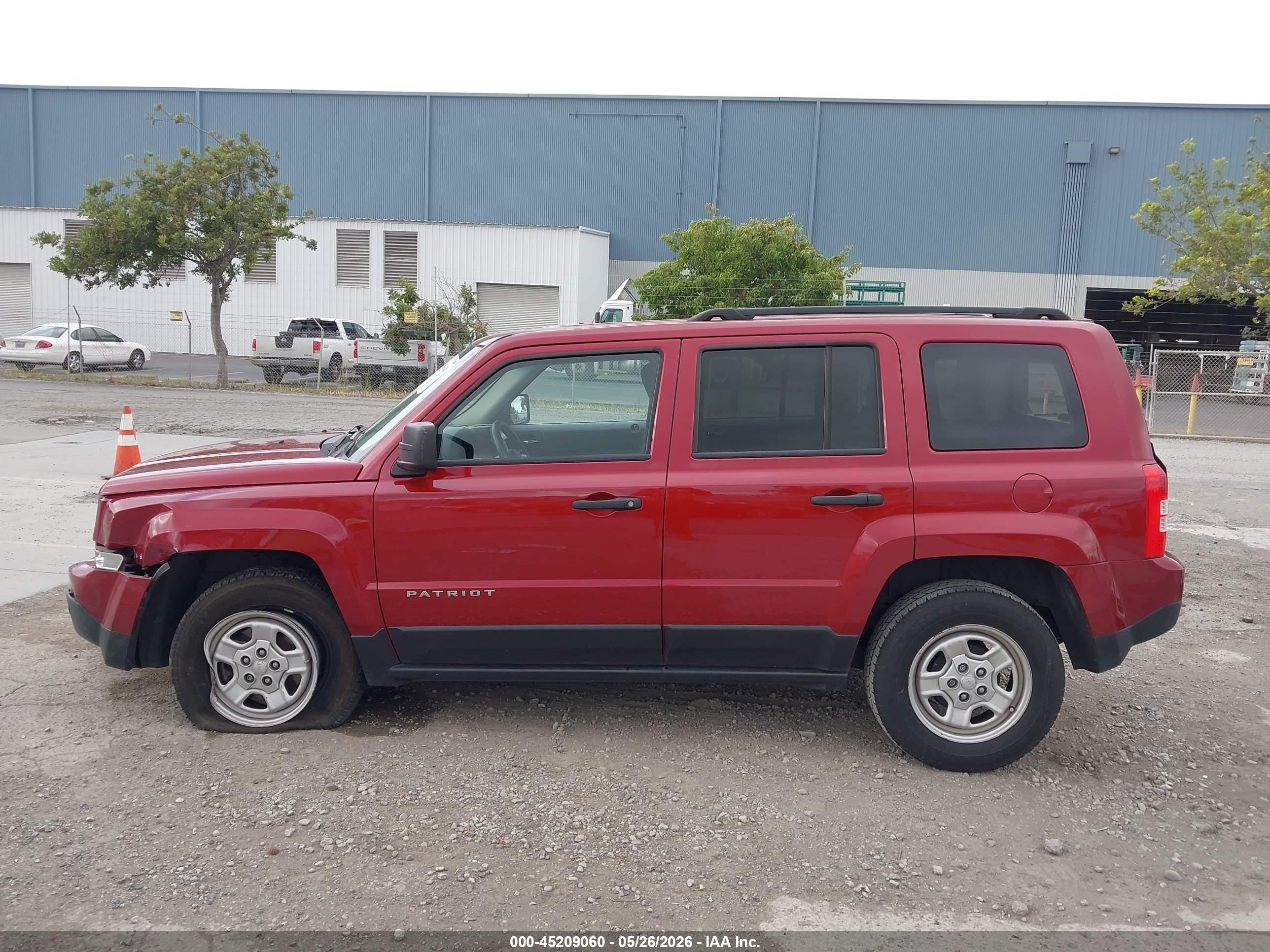 2016 Jeep Patriot Sport Красный vin: 1C4NJPBB5GD739605