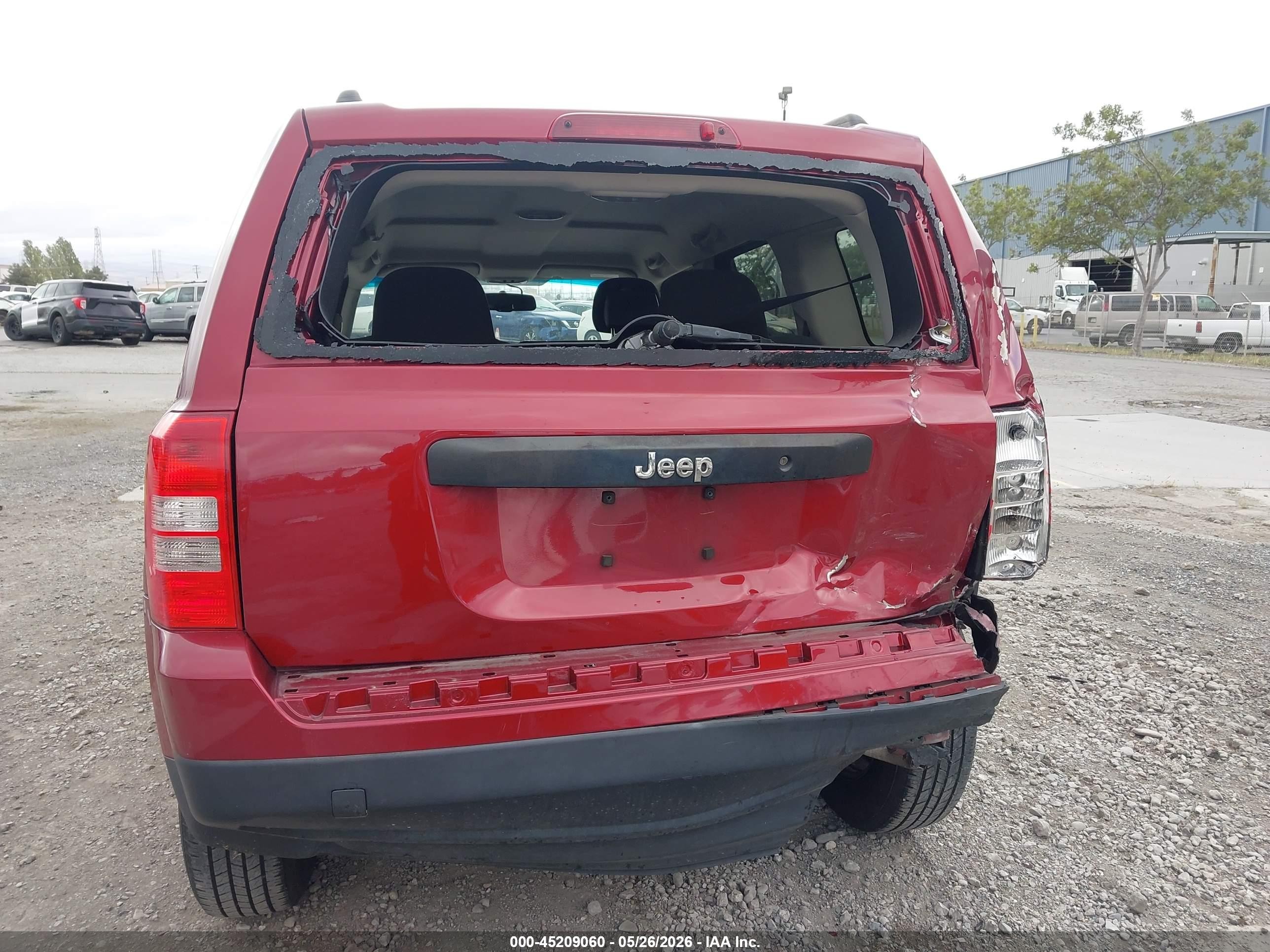2016 Jeep Patriot Sport Красный vin: 1C4NJPBB5GD739605