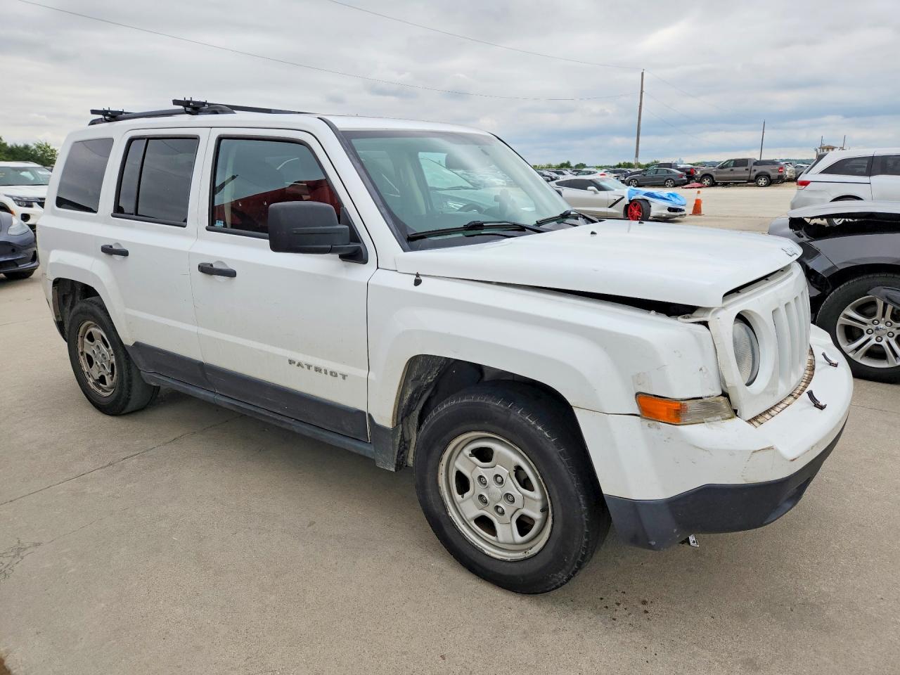 2016 Jeep Patriot Sport White vin: 1C4NJPBB5GD777450