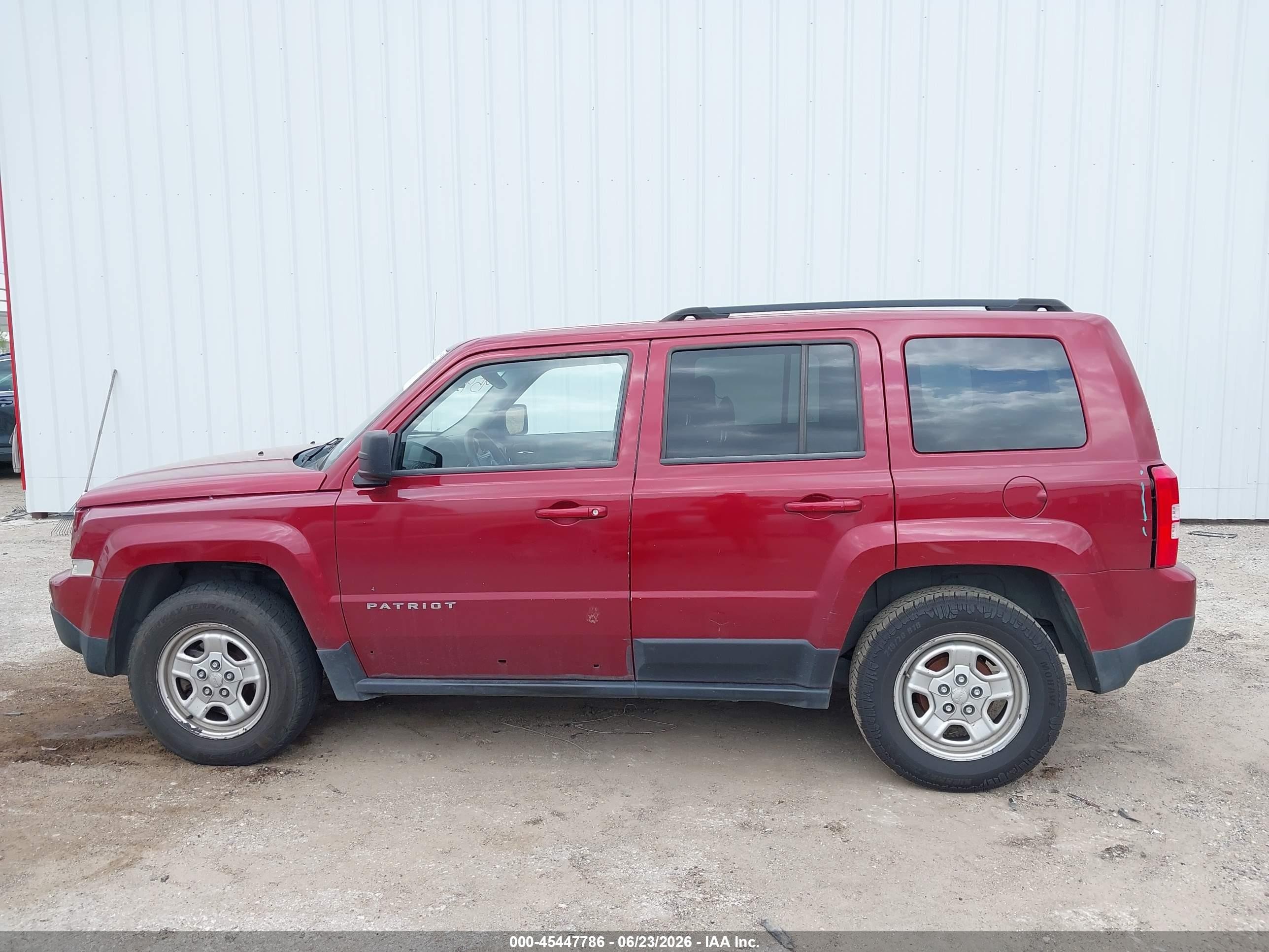 2014 Jeep Patriot Sport Red vin: 1C4NJPBB6ED927269